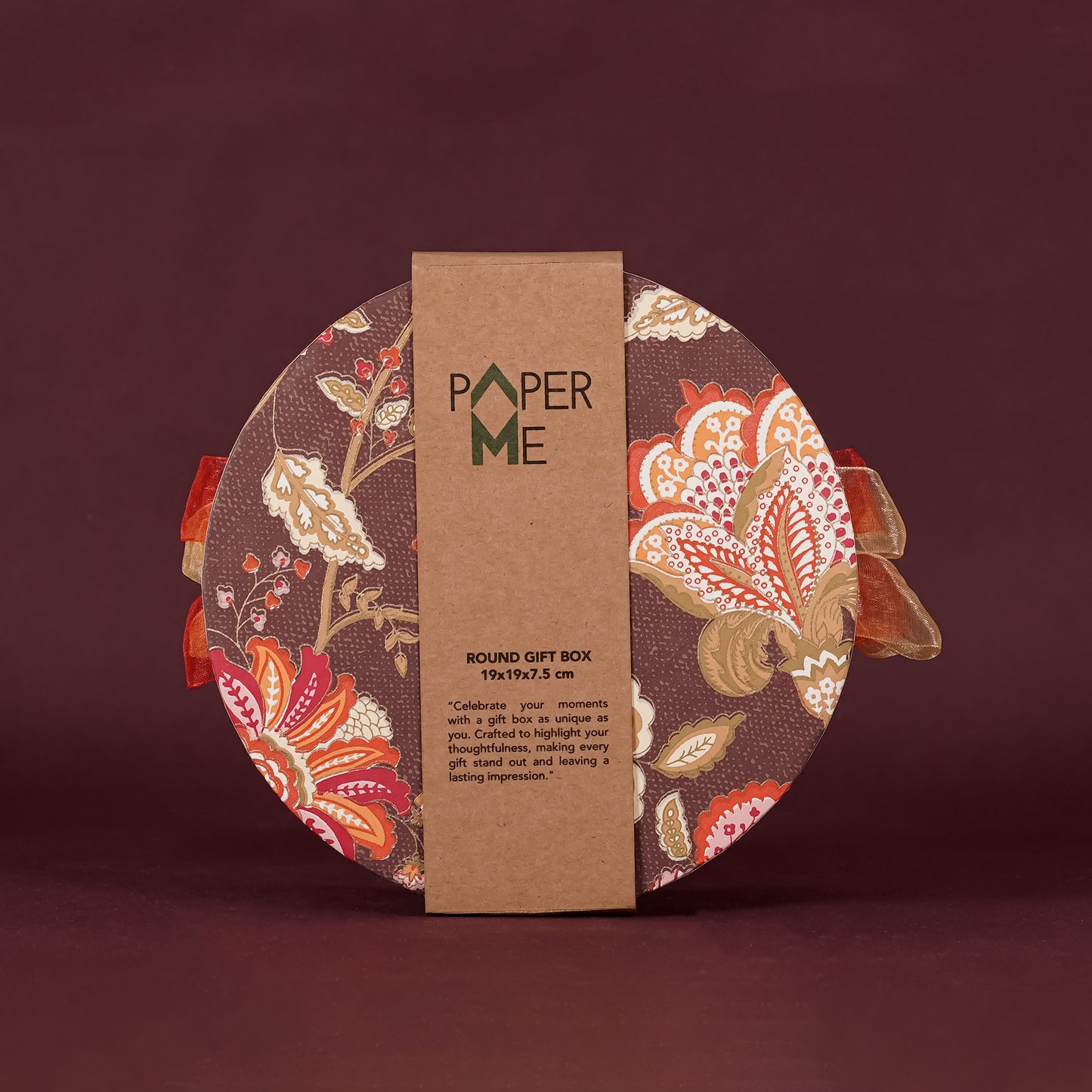 Jamavar Round Gift Box