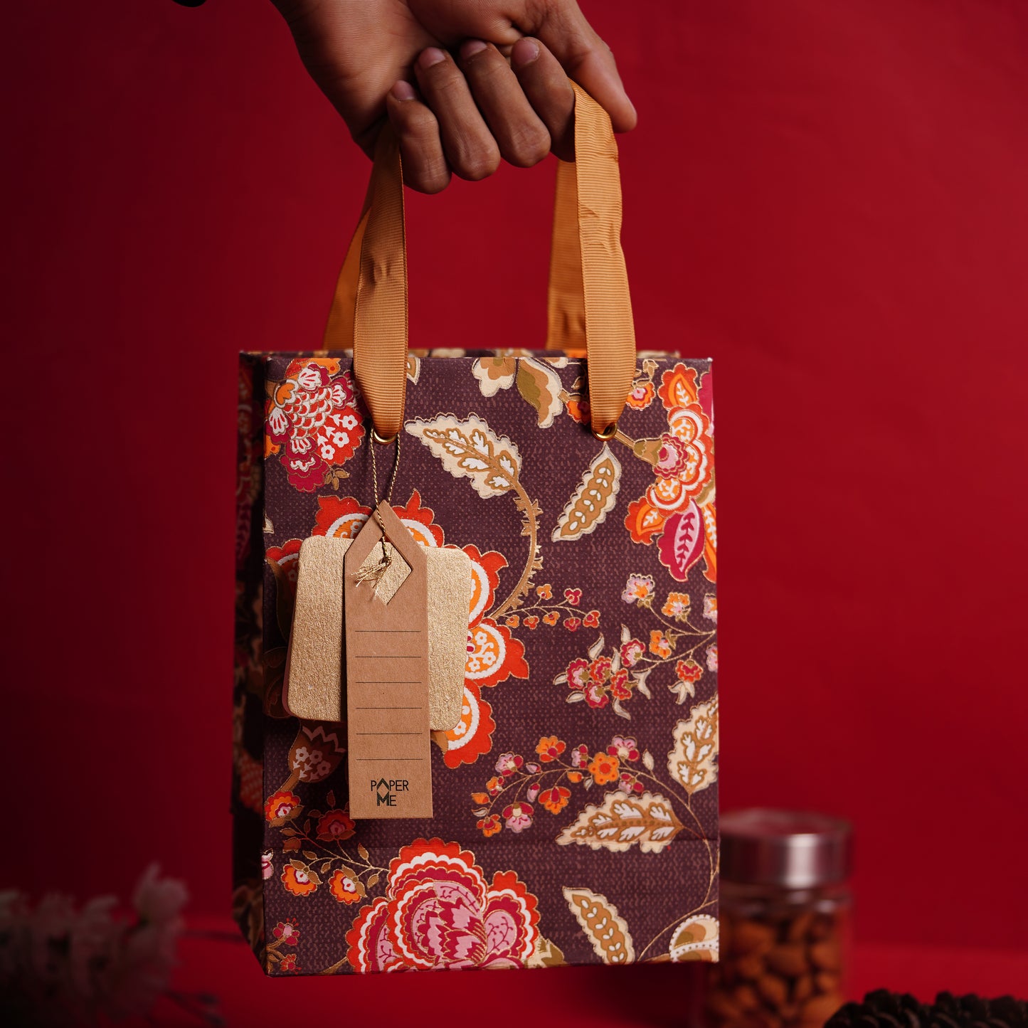 Jamavar Jal Small Gift Bag (Set of 3)