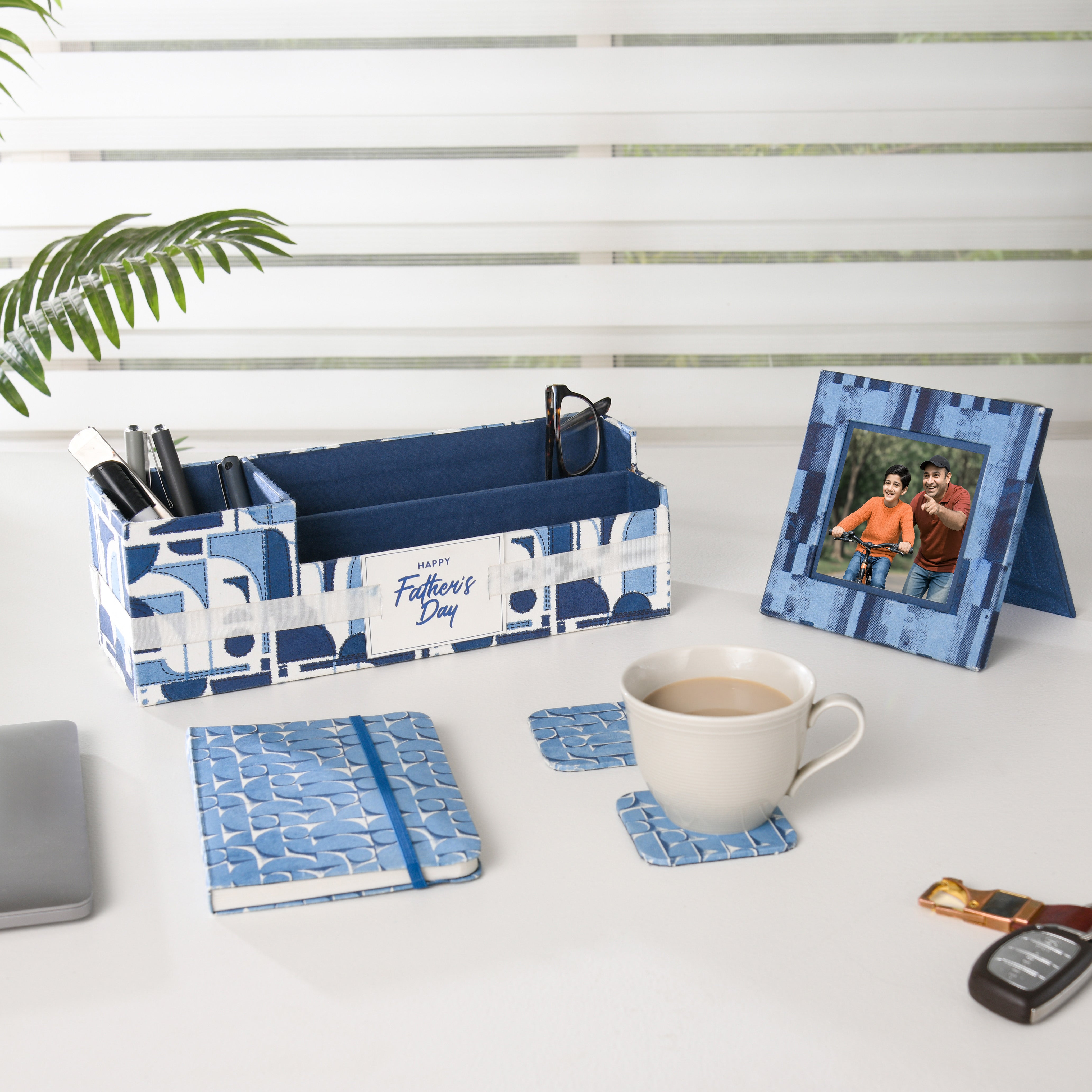 Father’s Day Desk Gift Set | Caddy, Frame & Journal – PaperMe