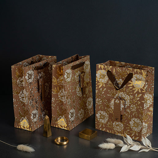 Botanical Medium Gift Bag  (Set of 3)