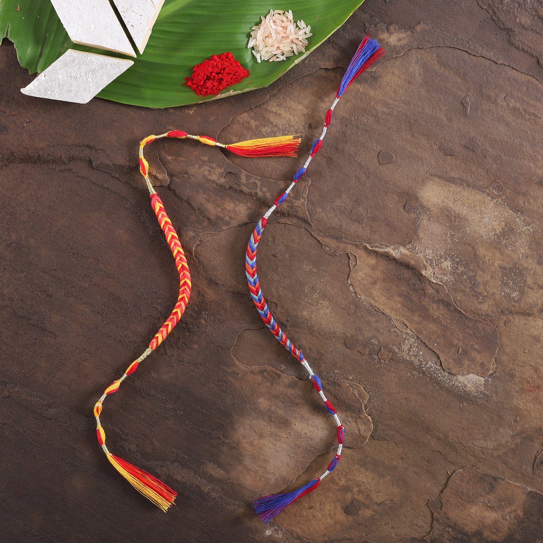 Braids Rakhi (Set of 2)