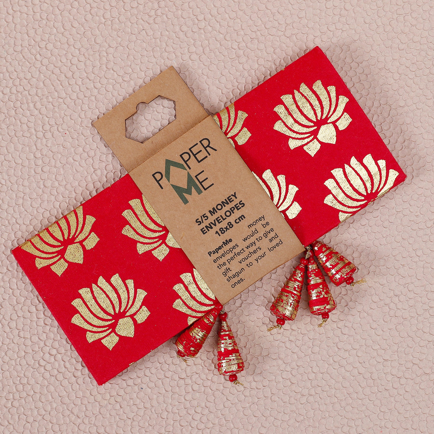 Lotus Money Envelope (Set of 10)
