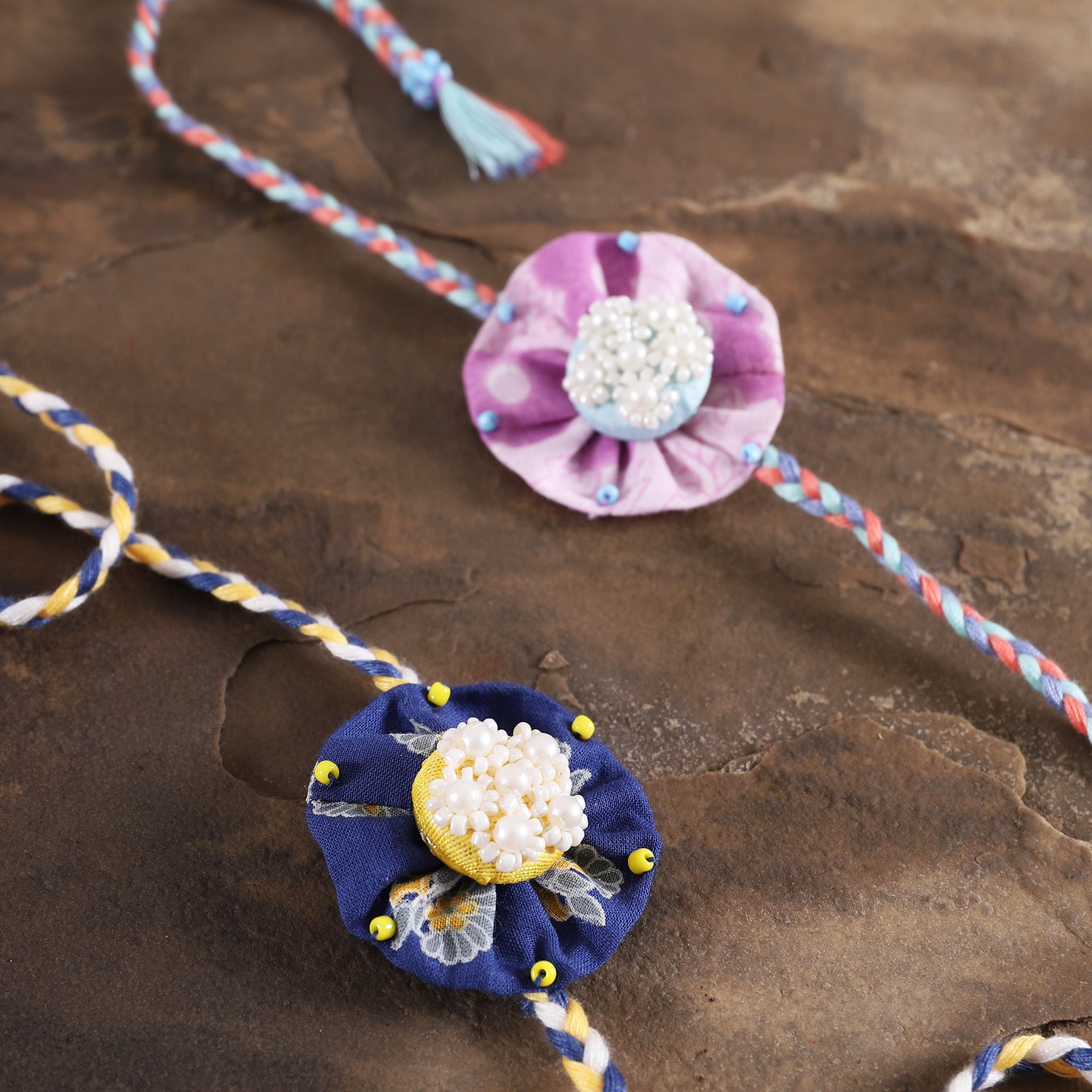 Circular Beads Rakhi (Set of 2)