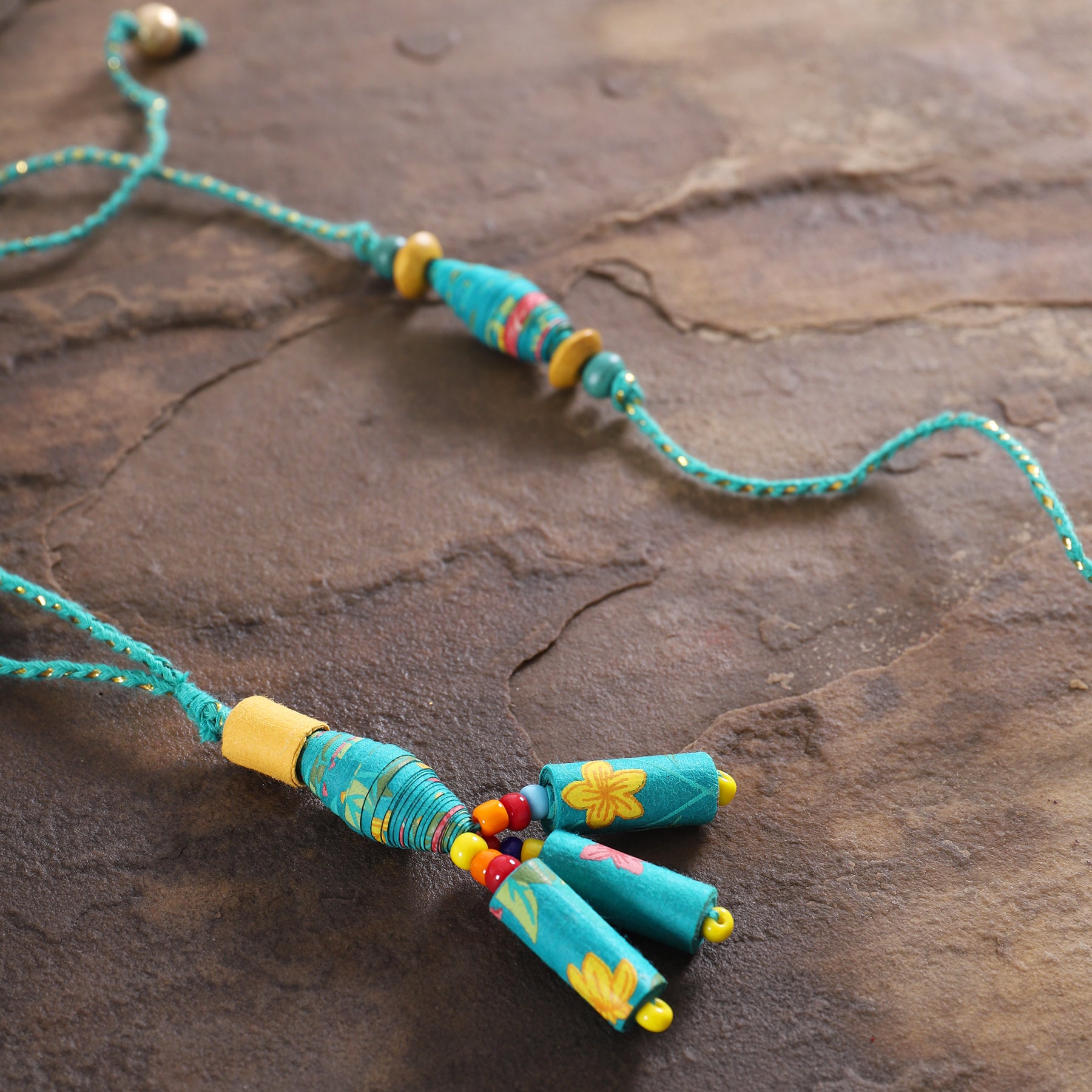 Paper Bead Rakhi and Lumba
