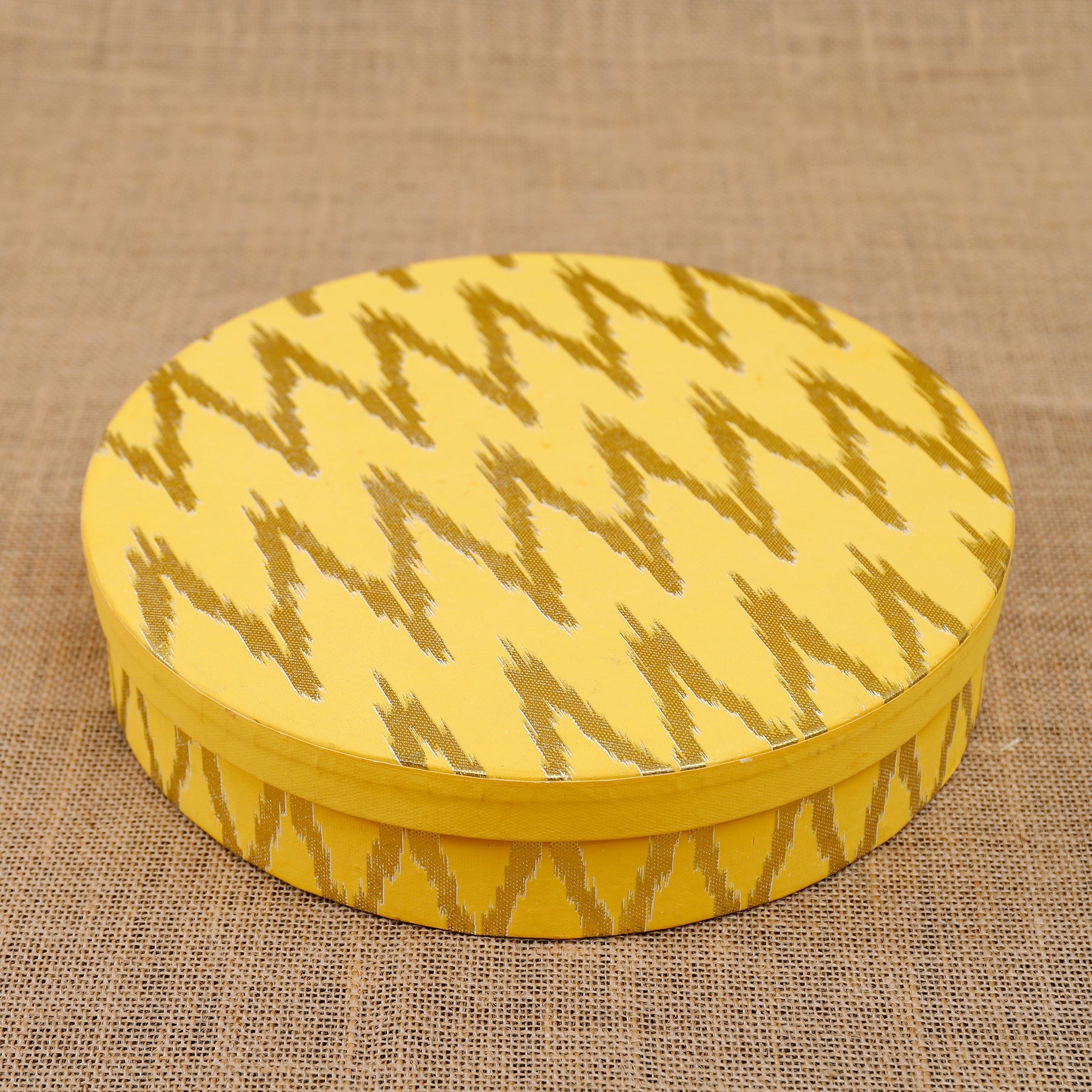 Ikat Round Gift Box (Set of 2)