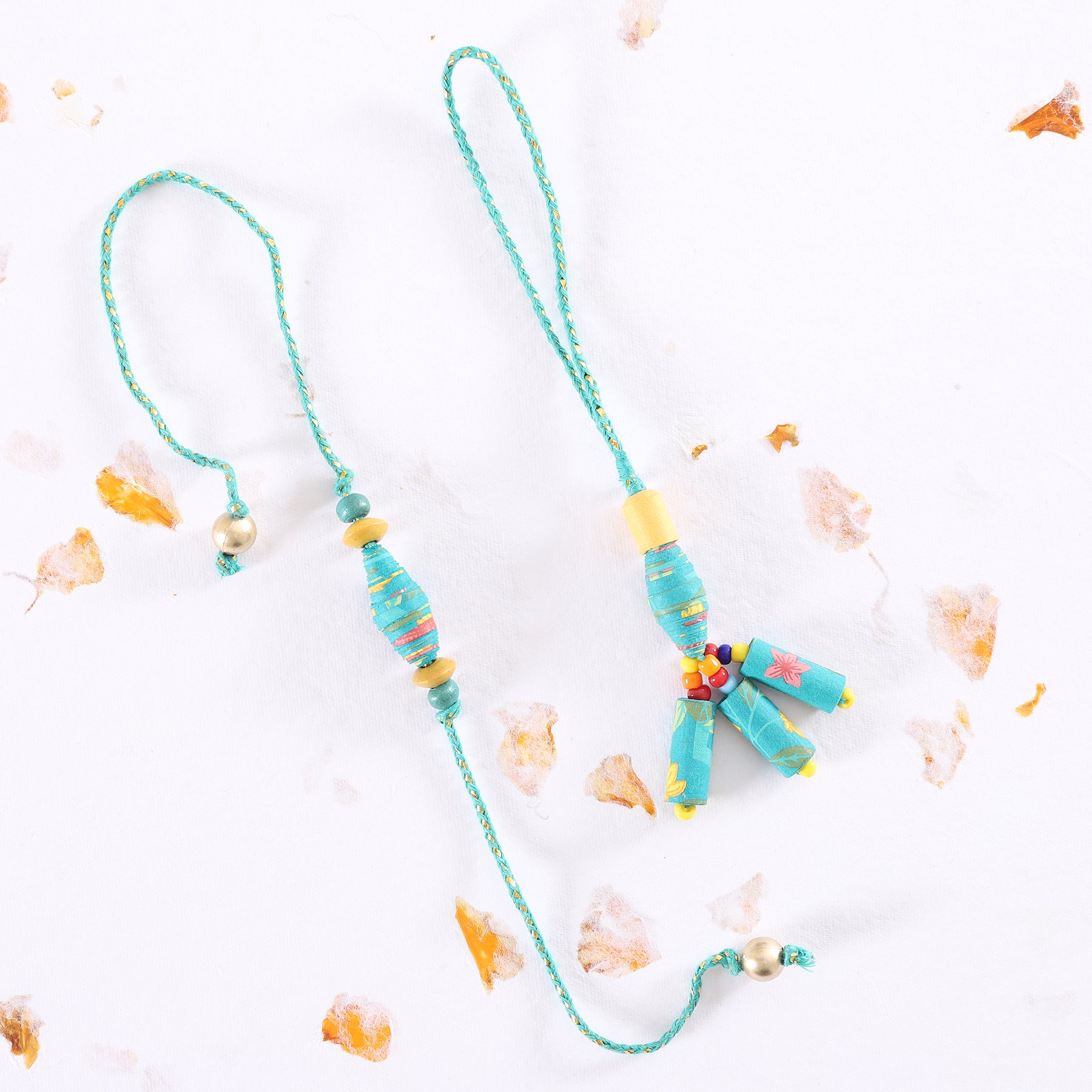 Paper Bead Rakhi and Lumba