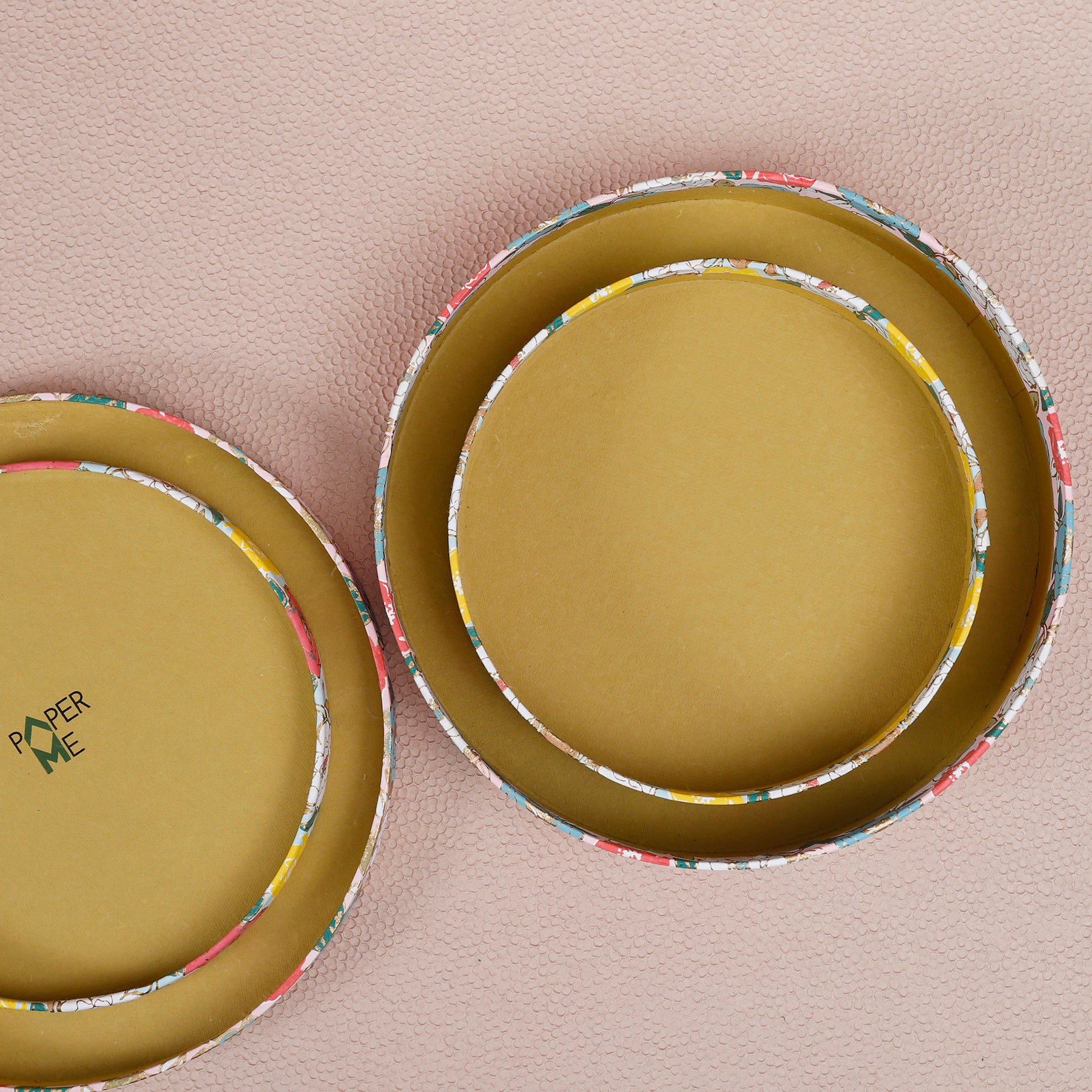 Phool Round Gift Box (Set of 2)