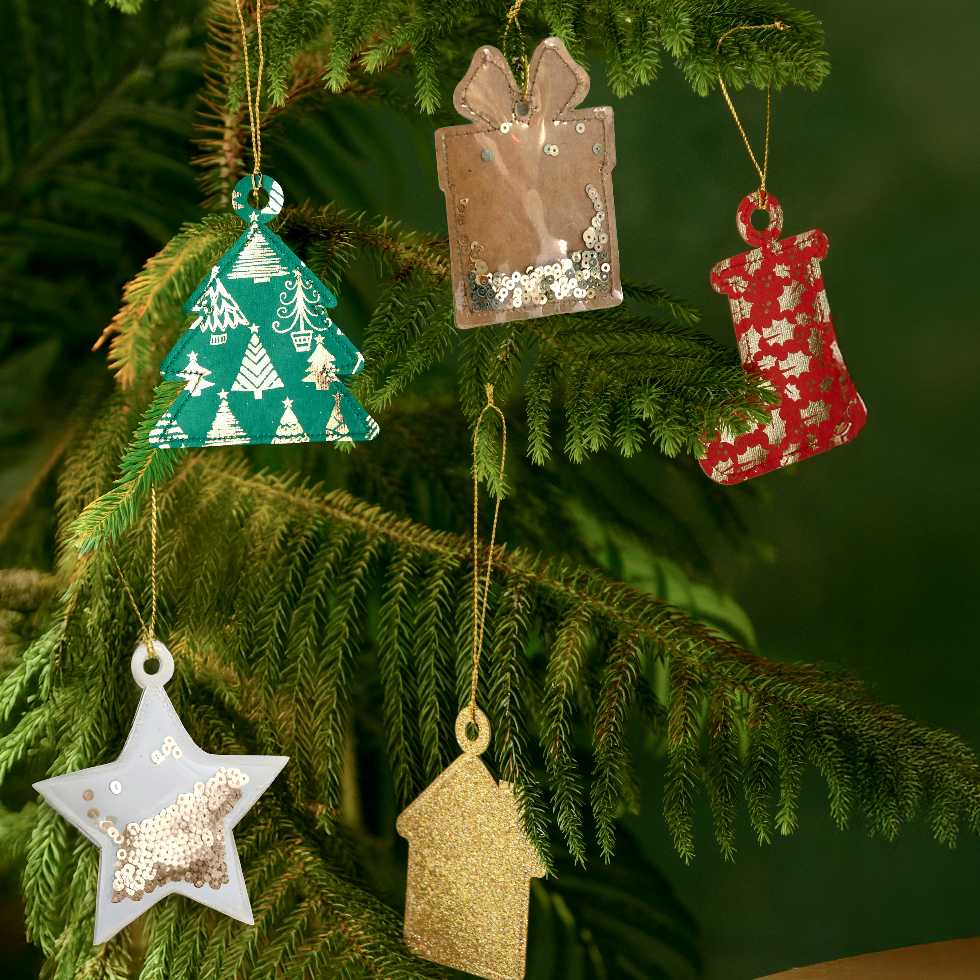 Christmas Tree Hanging ( Set of 5 )