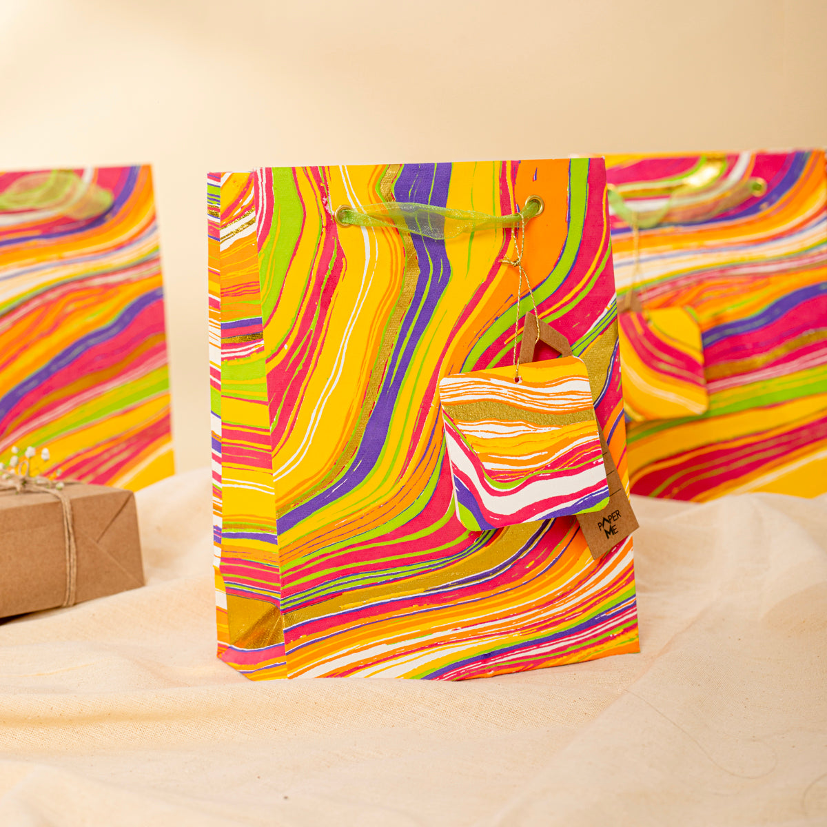 Leheriya Small Bag (Set of 3)