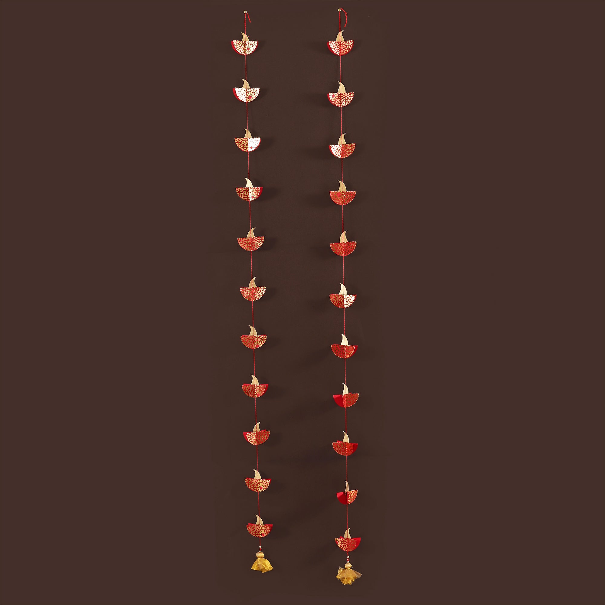 3D Diya Dangler (Set of 2)