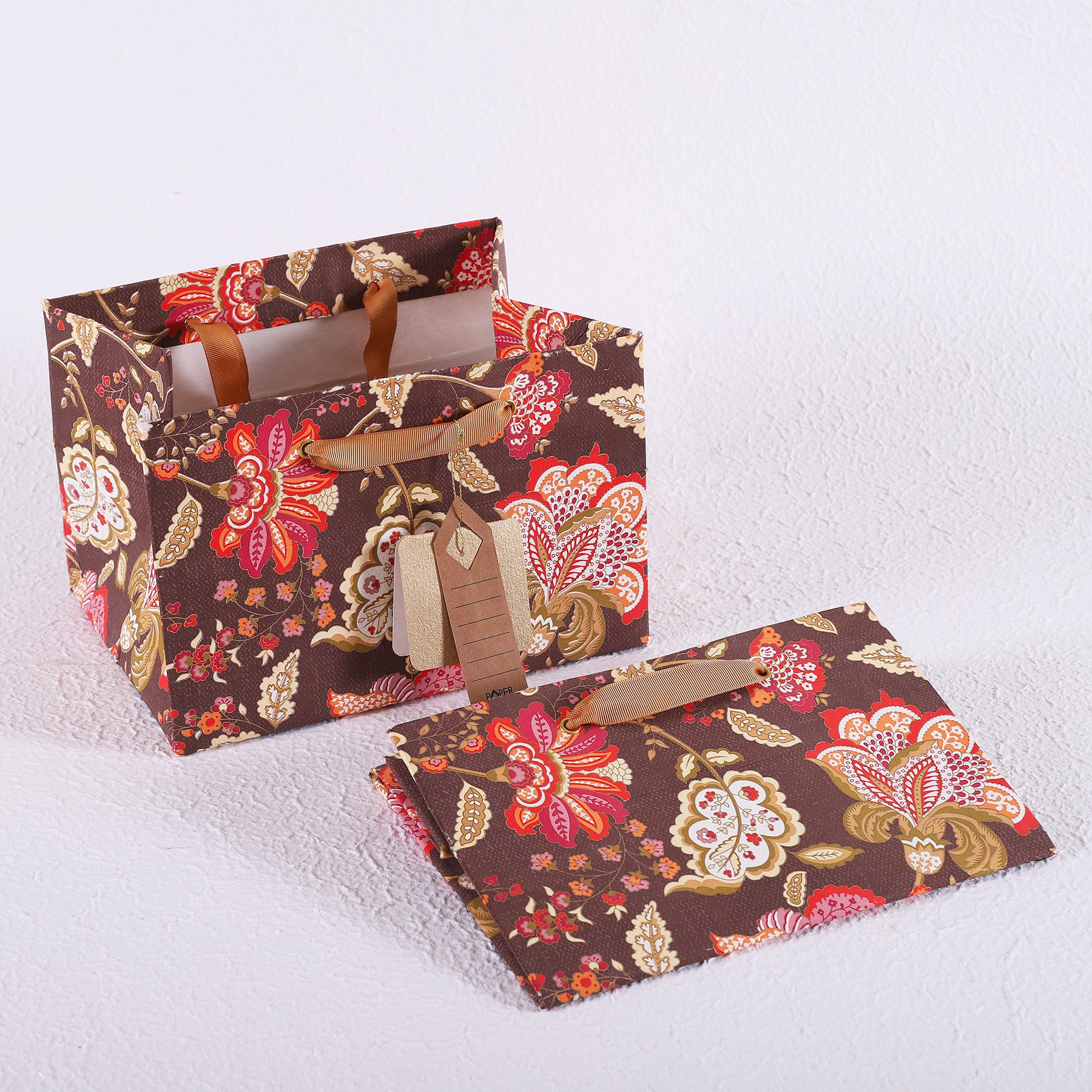 Jamavar Small Broad Base Bag (Set of 2)