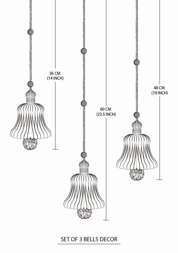 Bell Hanging (Set of 3) image 5