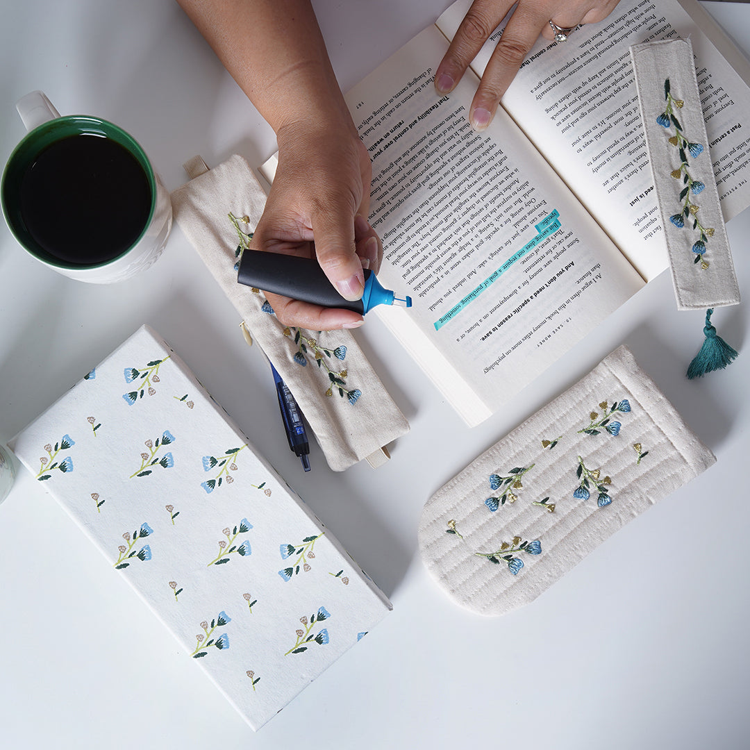 The Readers Set (Pouch, Bookmark & Spectacle Case)