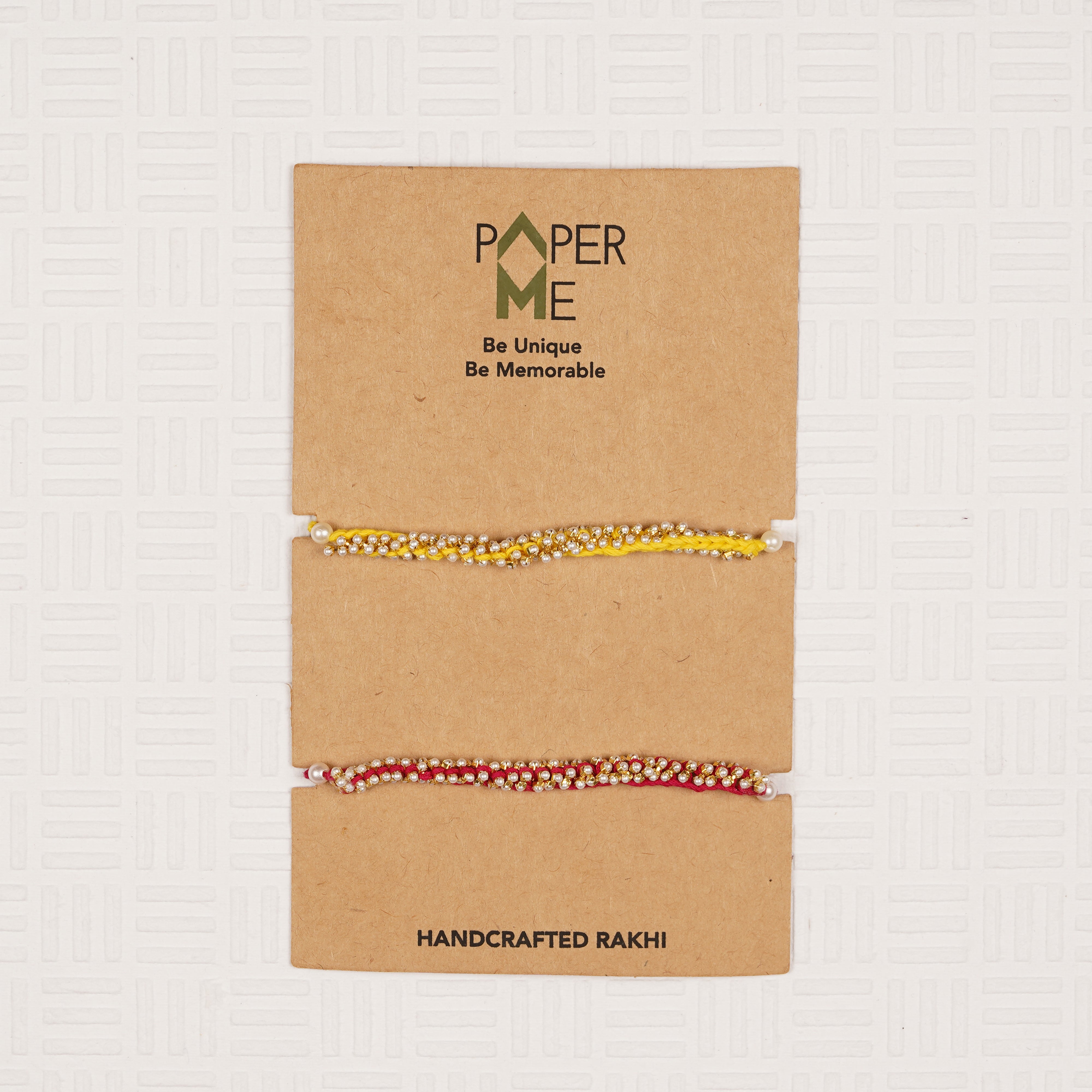 Crochet Pearl Rakhi (Set of 2)