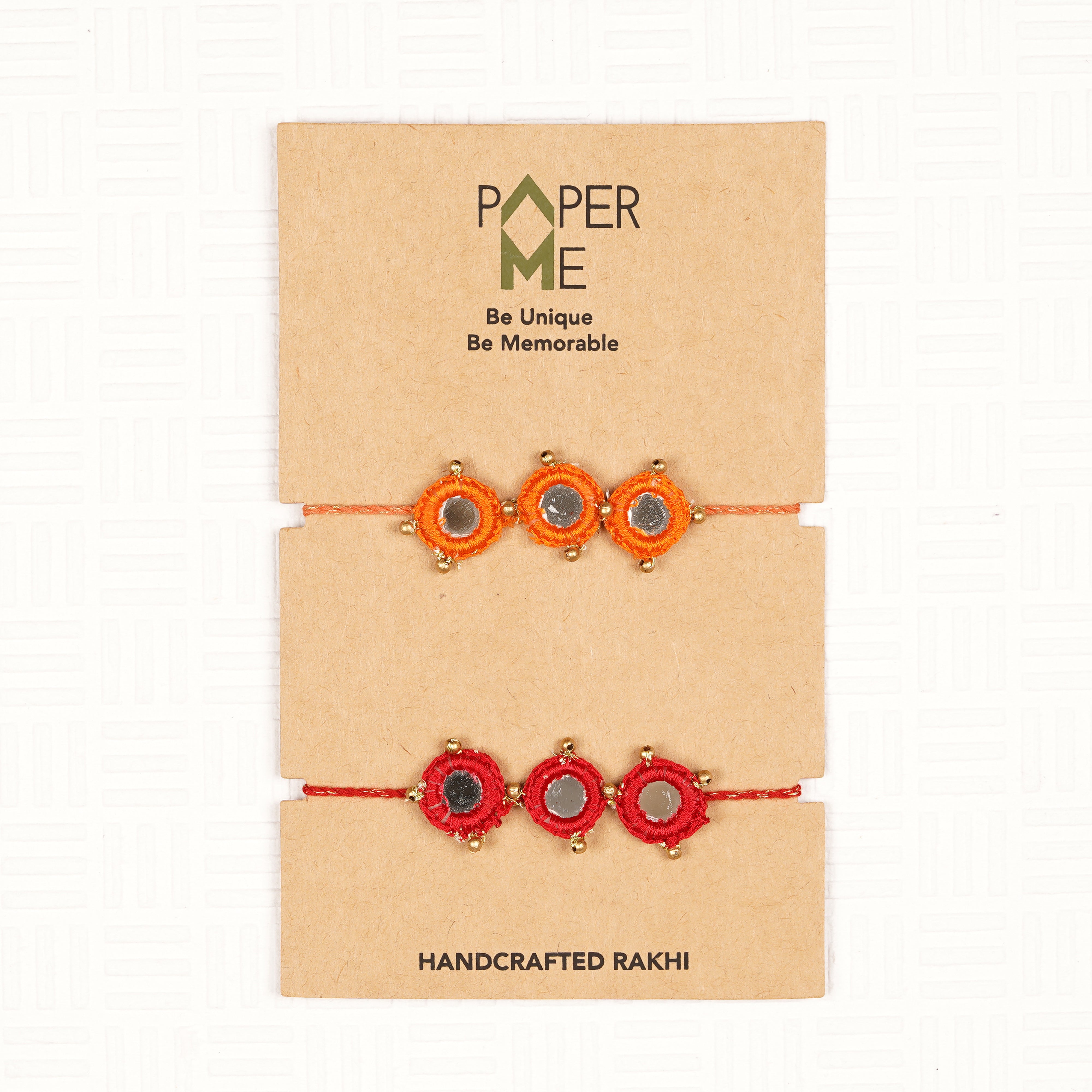 Mirror Rakhi (Set of 2)