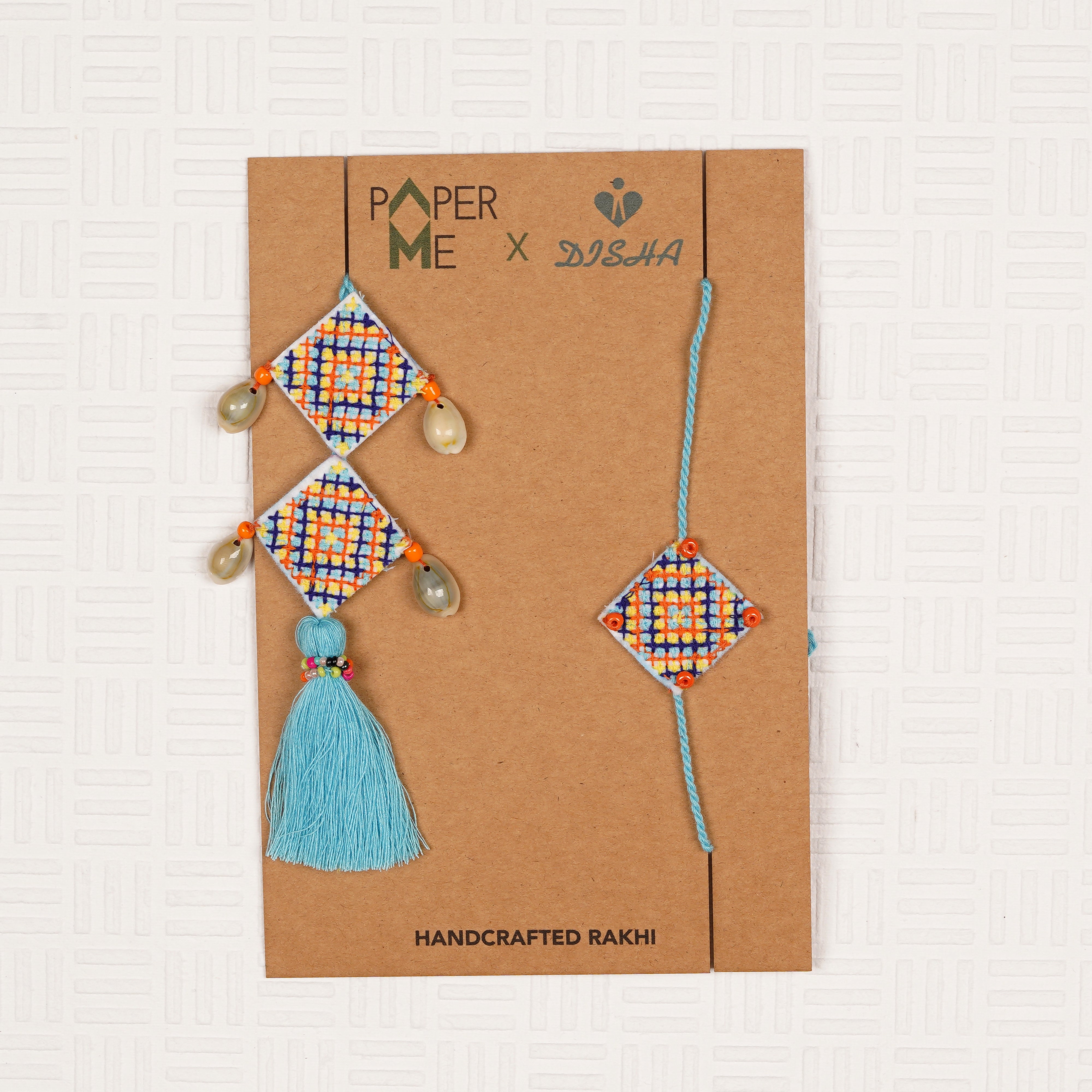 Cross Knot Rakhi & Lumba