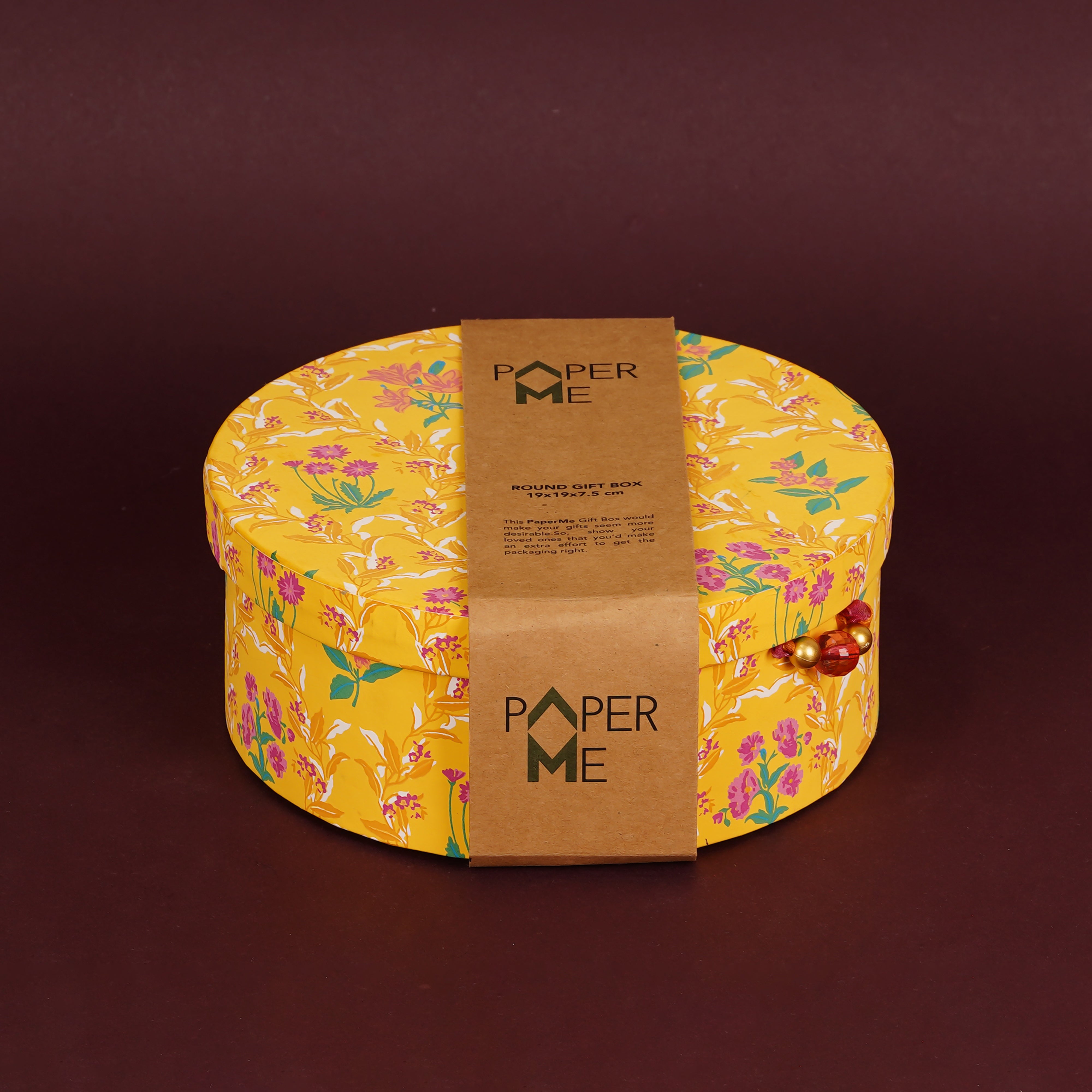 Gul Round Gift Box