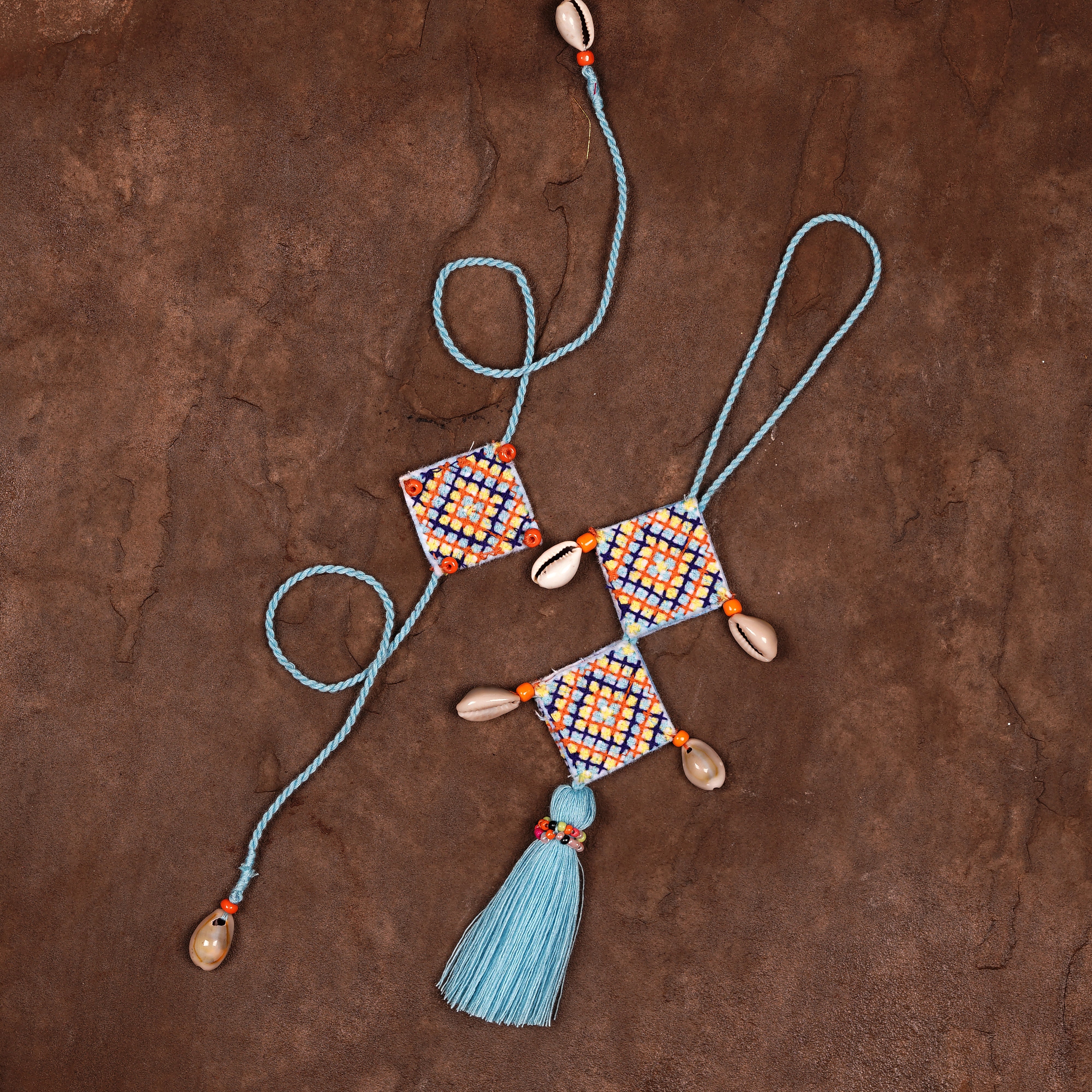 Cross Knot Rakhi & Lumba