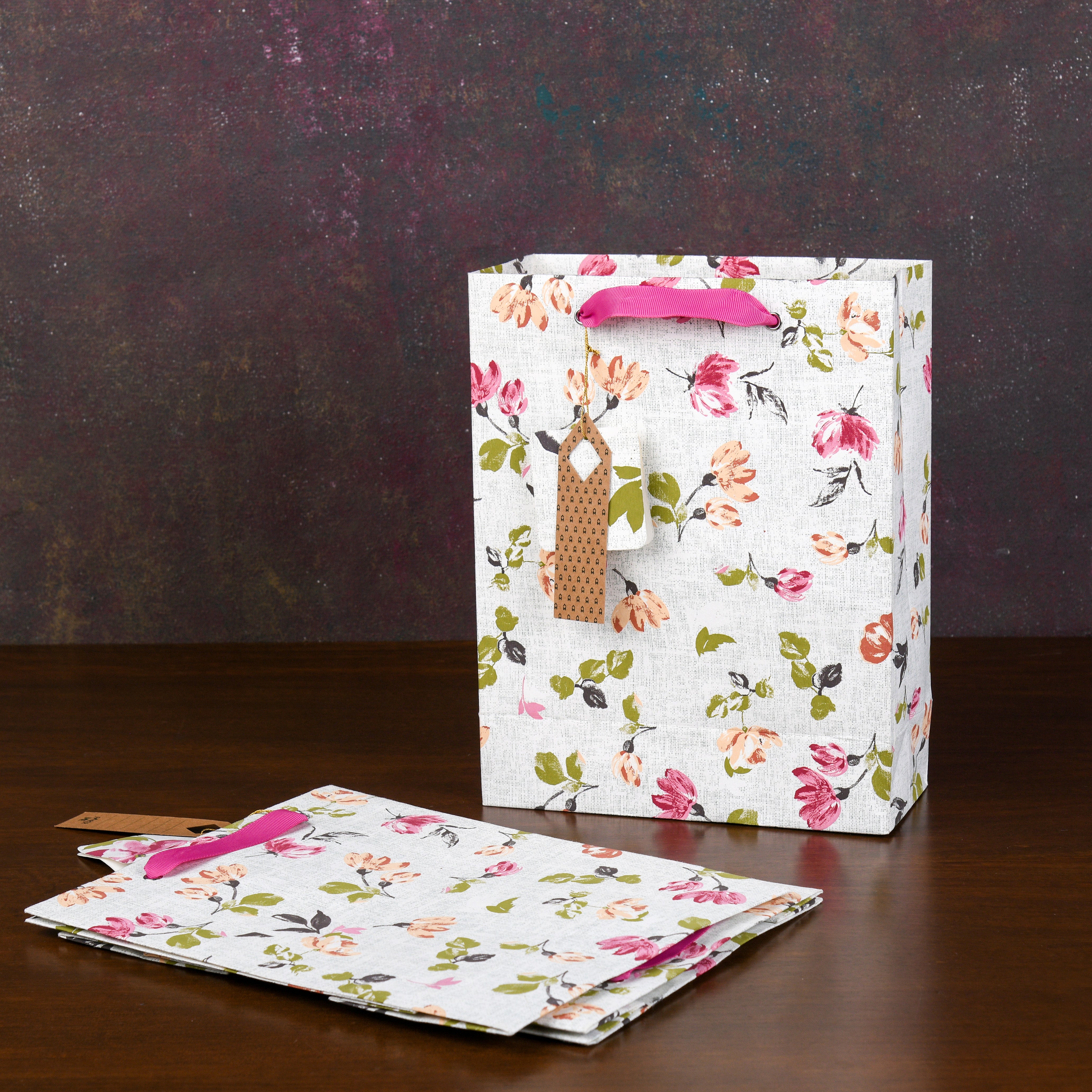 Blossom Flower Medium Gift Bag (Set of 3)