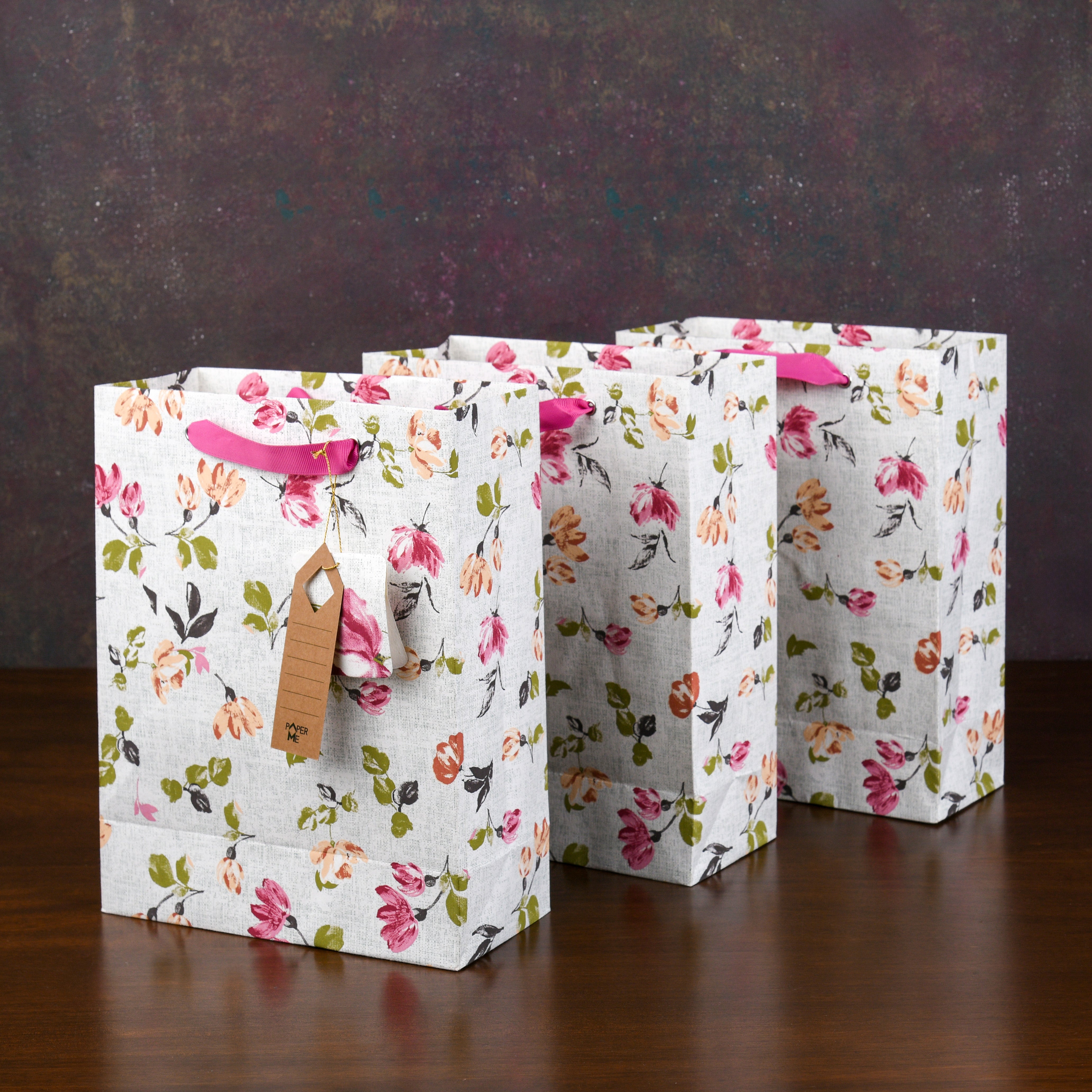 Blossom Flower Medium Gift Bag (Set of 3)