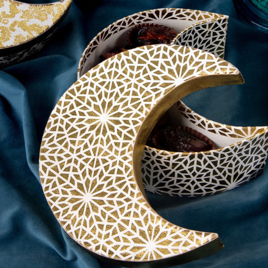 Mosaic Moon Shape Box