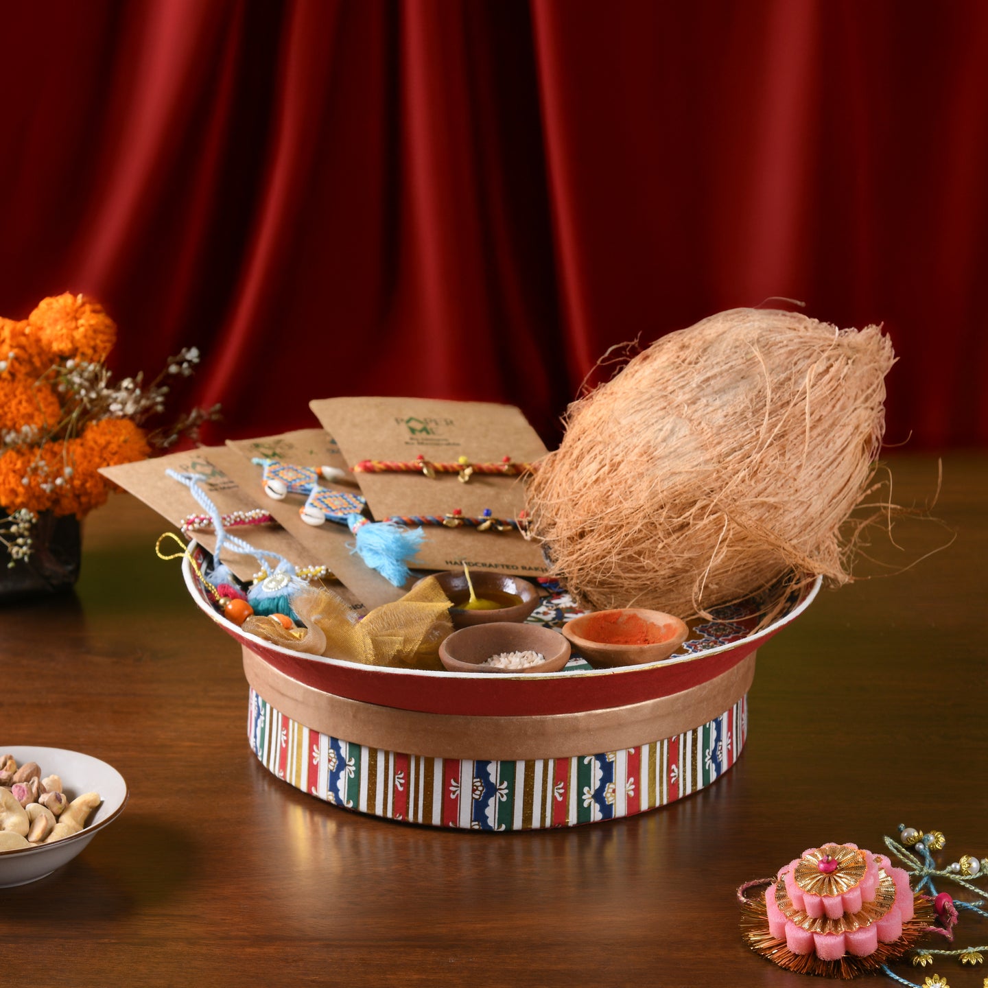 Aarti Thal Shaped Box thumbnail 2