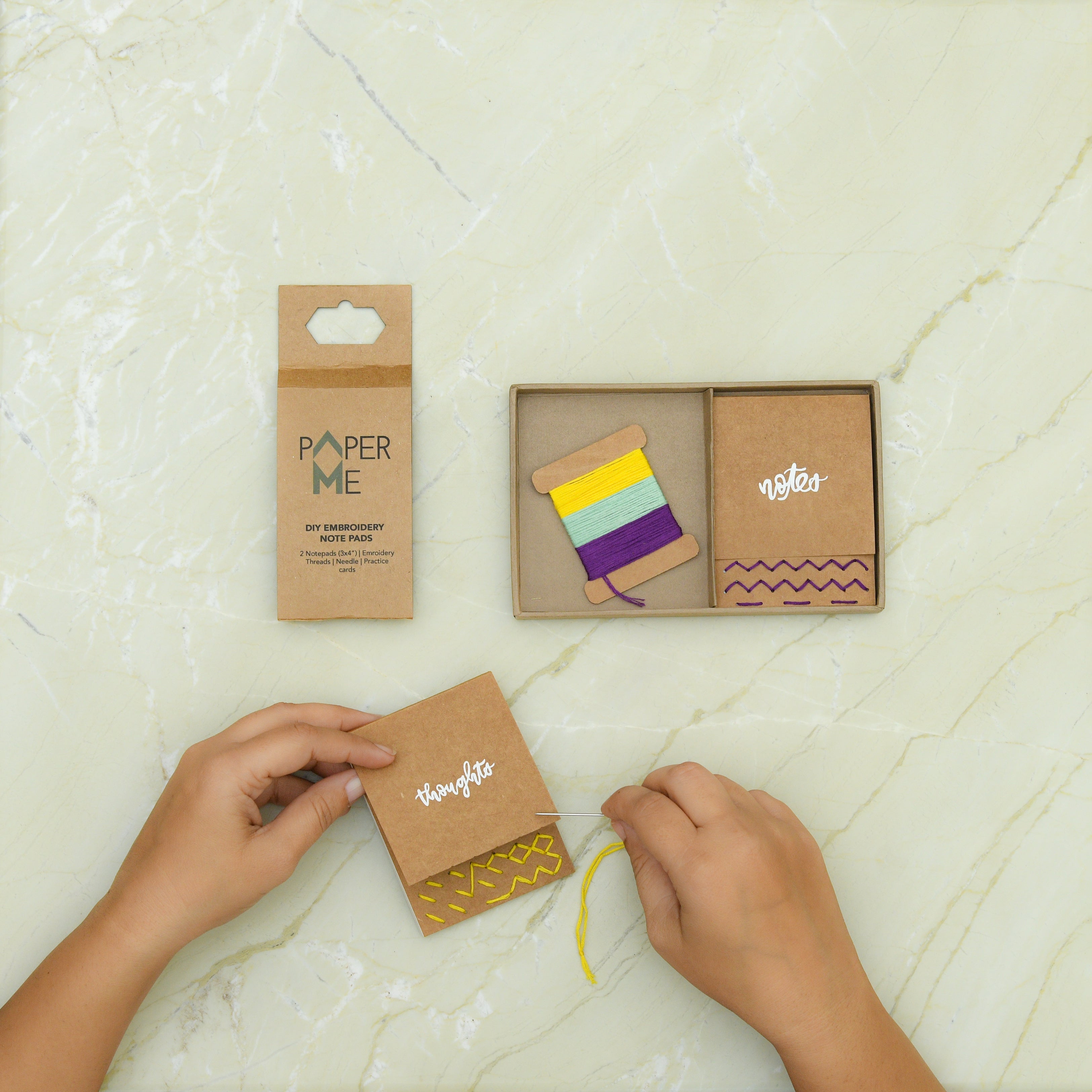 DIY Embroidery Kit for Notepad