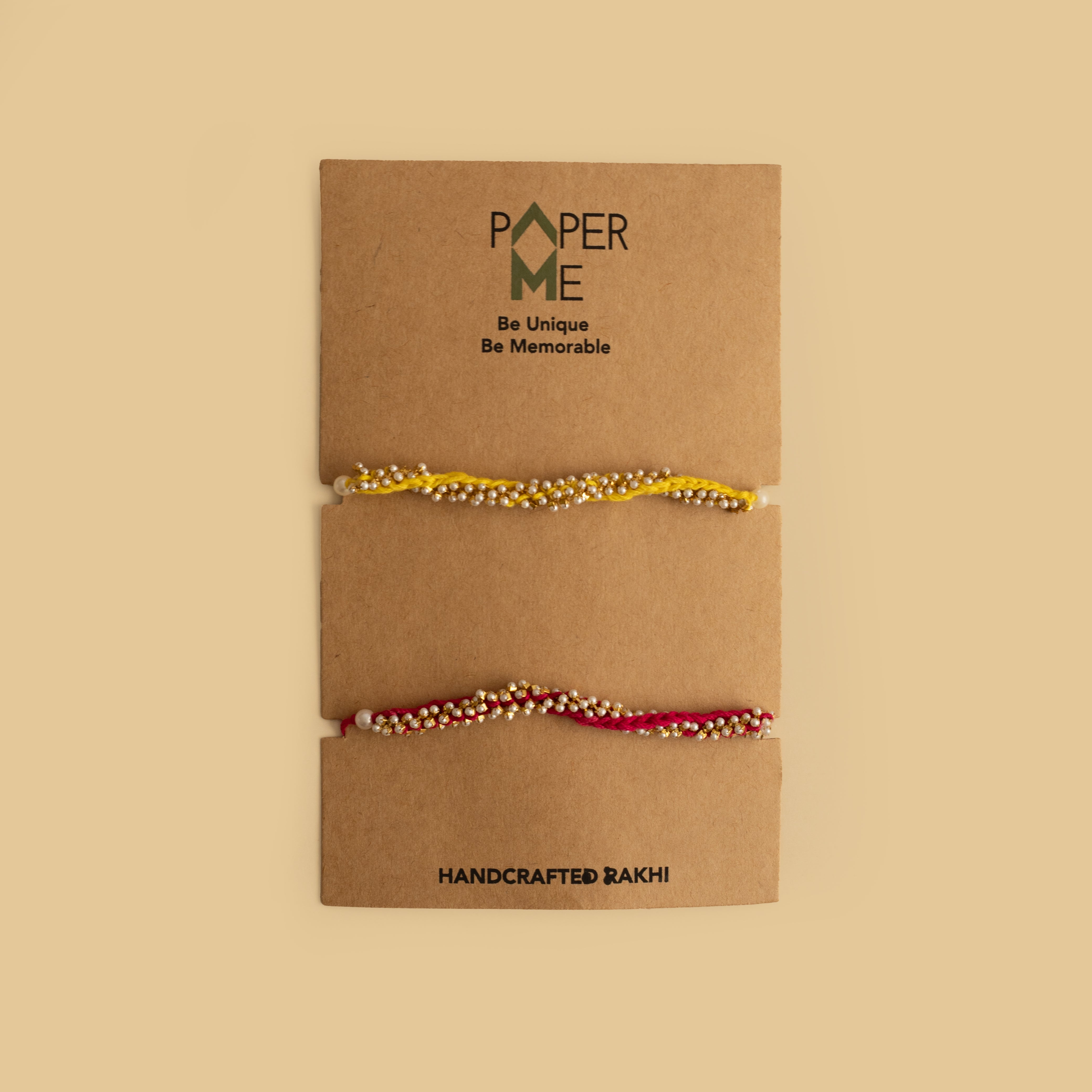 Crochet Pearl Rakhi (Set of 2)