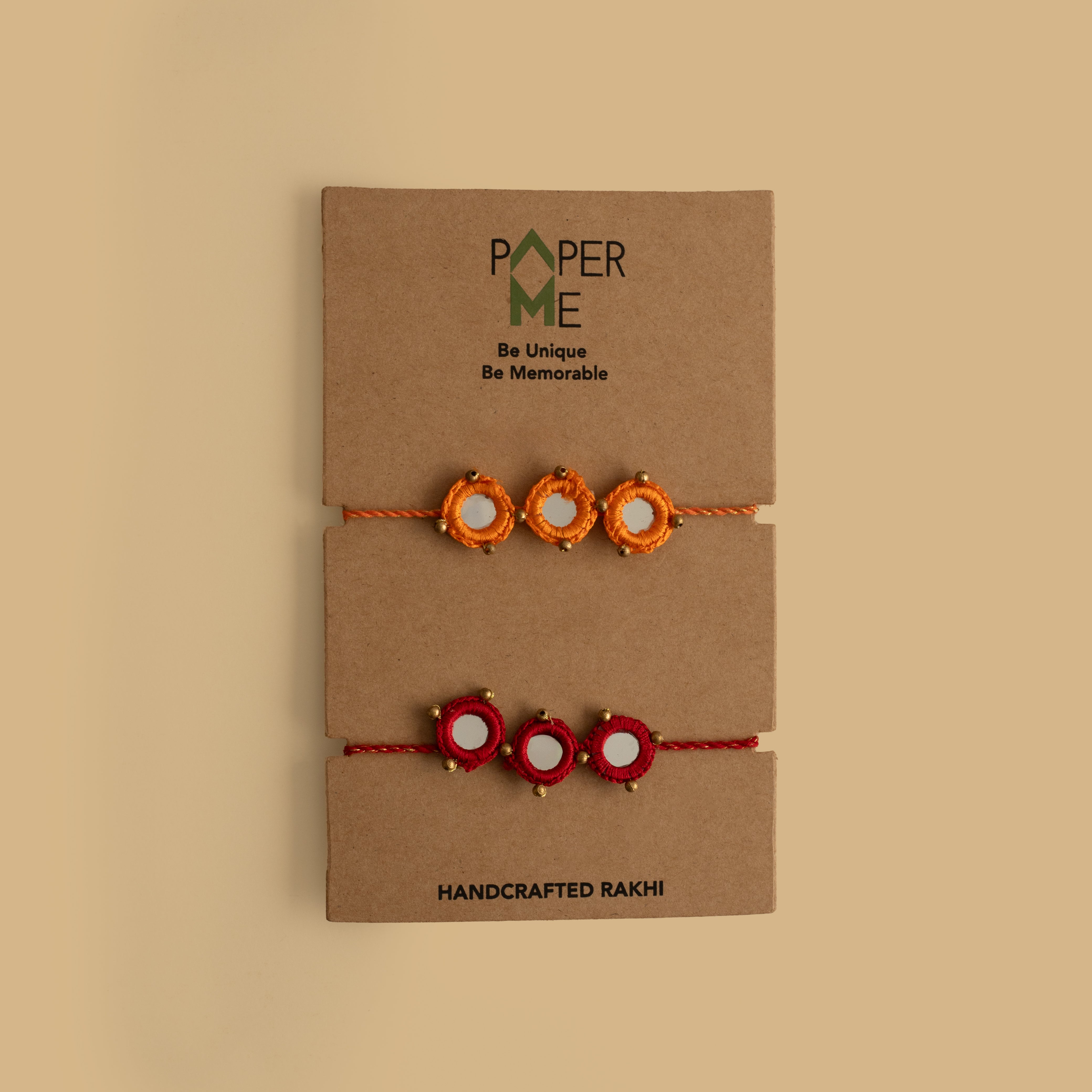 Mirror Rakhi (Set of 2)
