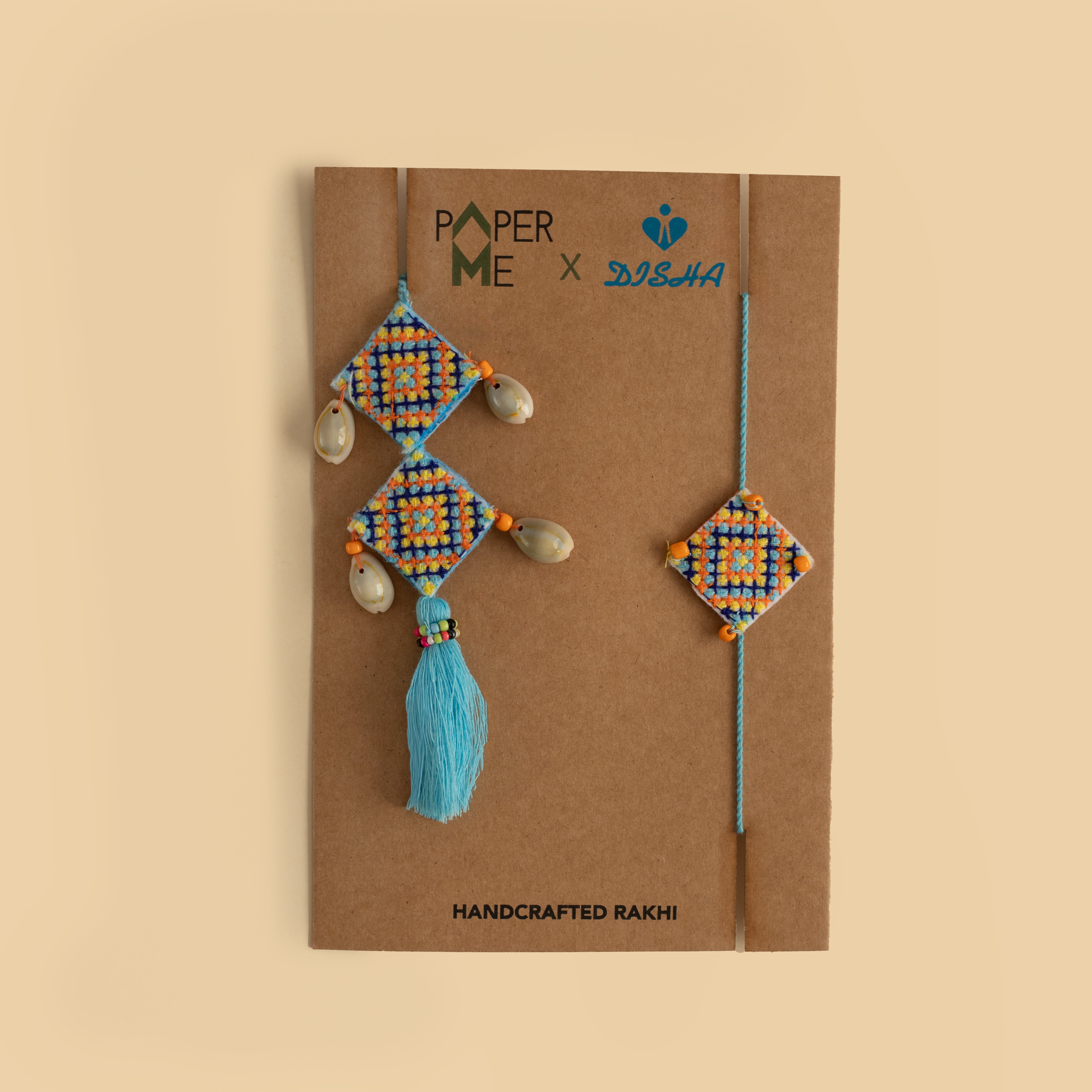 Cross Knot Rakhi & Lumba