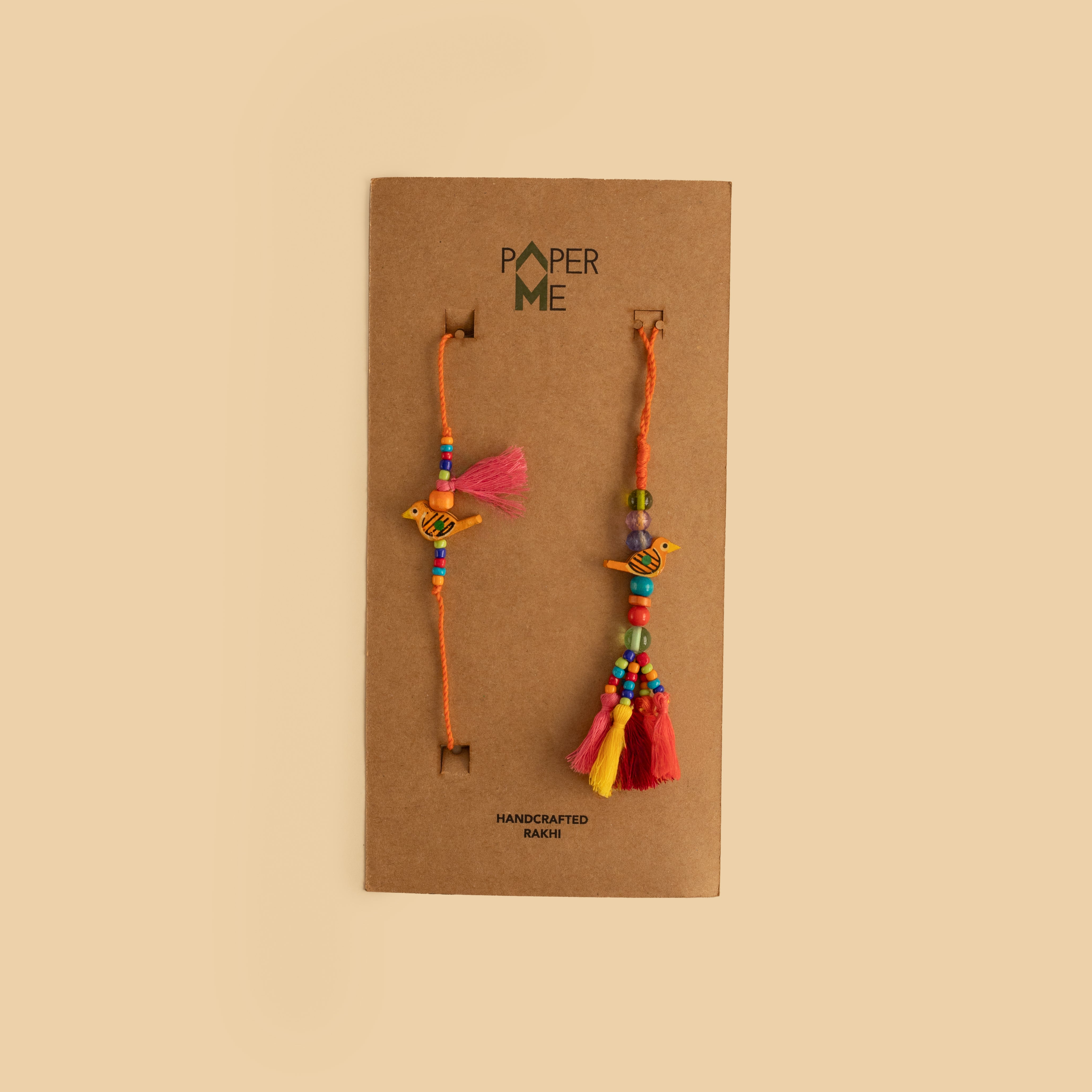 Parrot and Bead Rakhi and Lumba