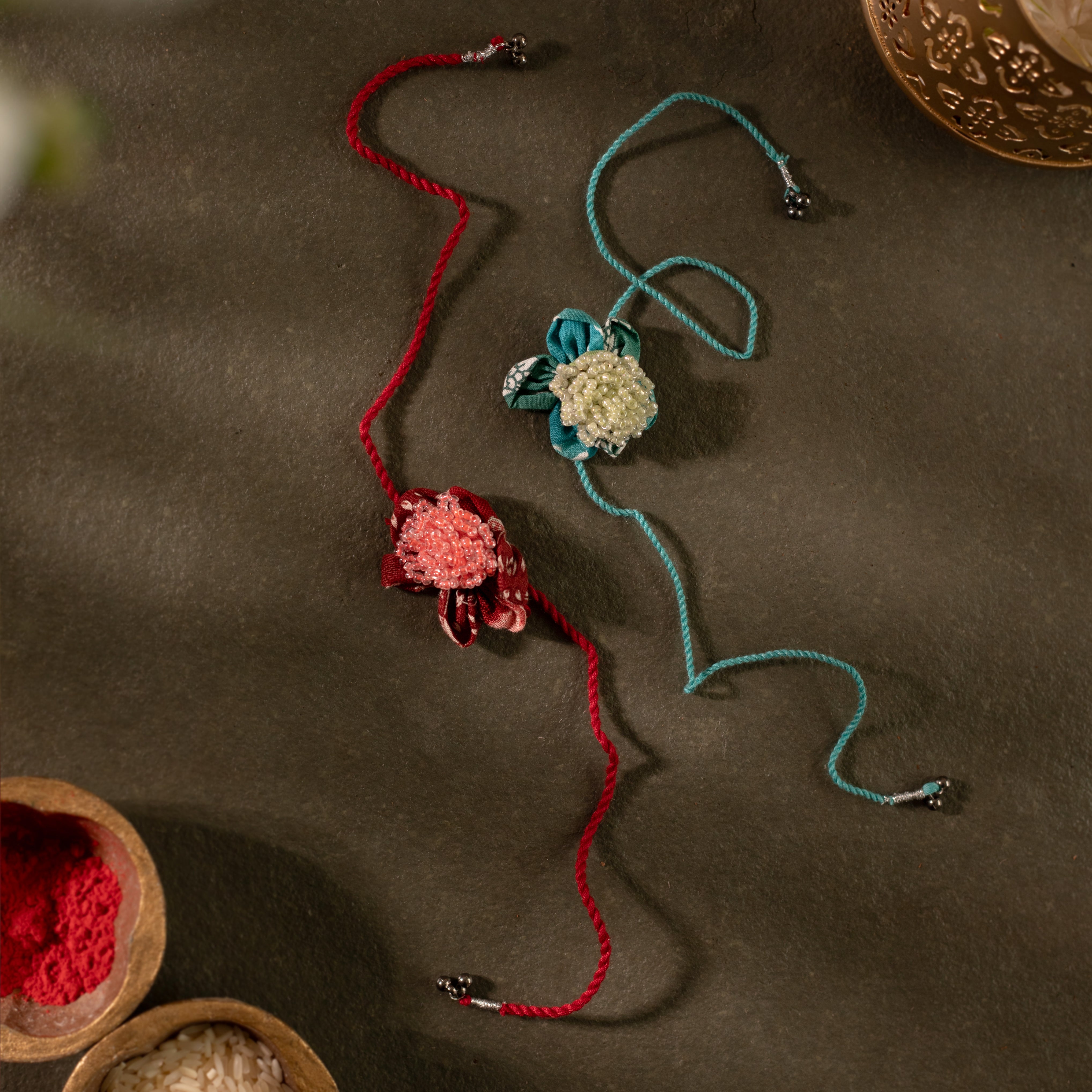 Moti Rakhi (Set of 2)