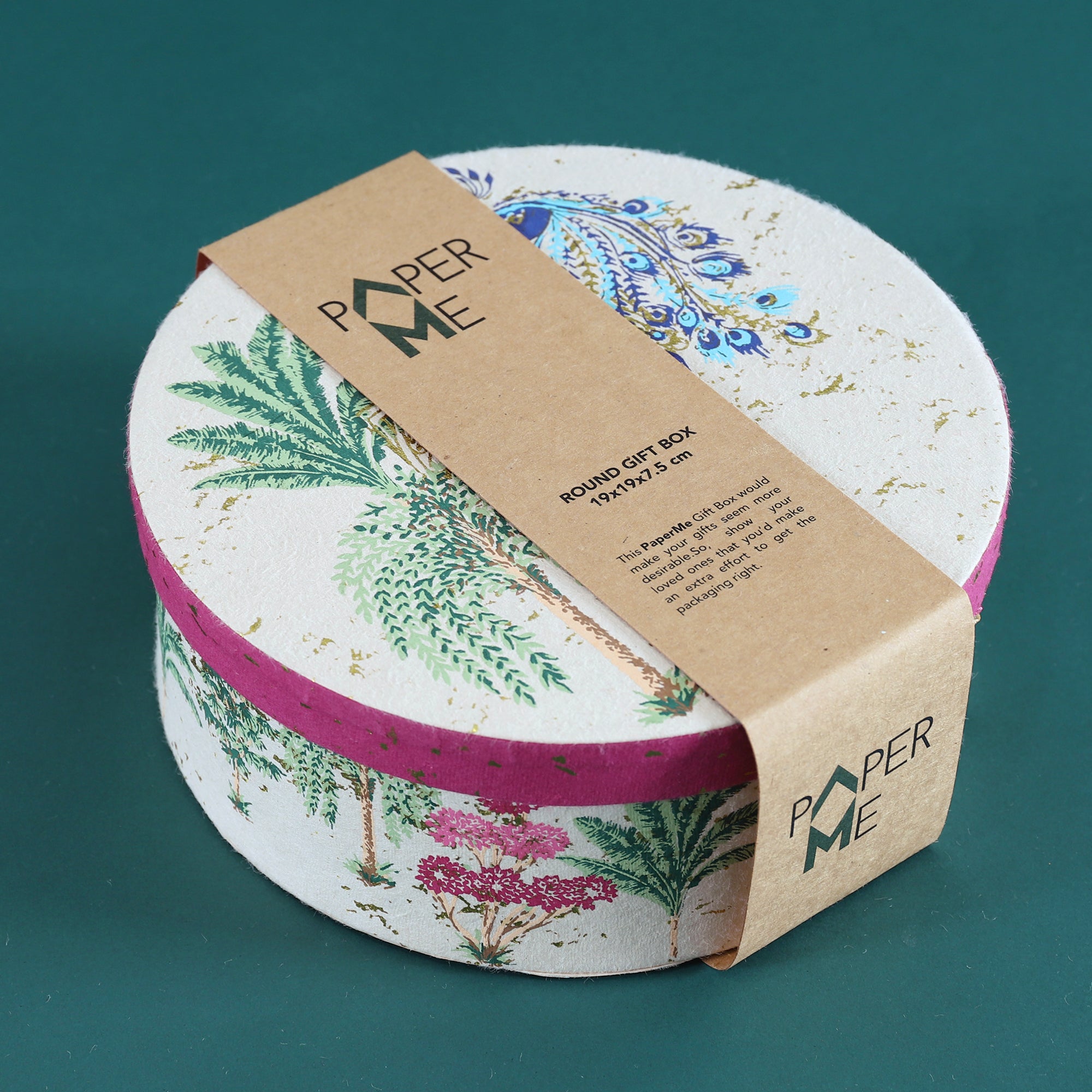 Vrindavan Round Gift Box