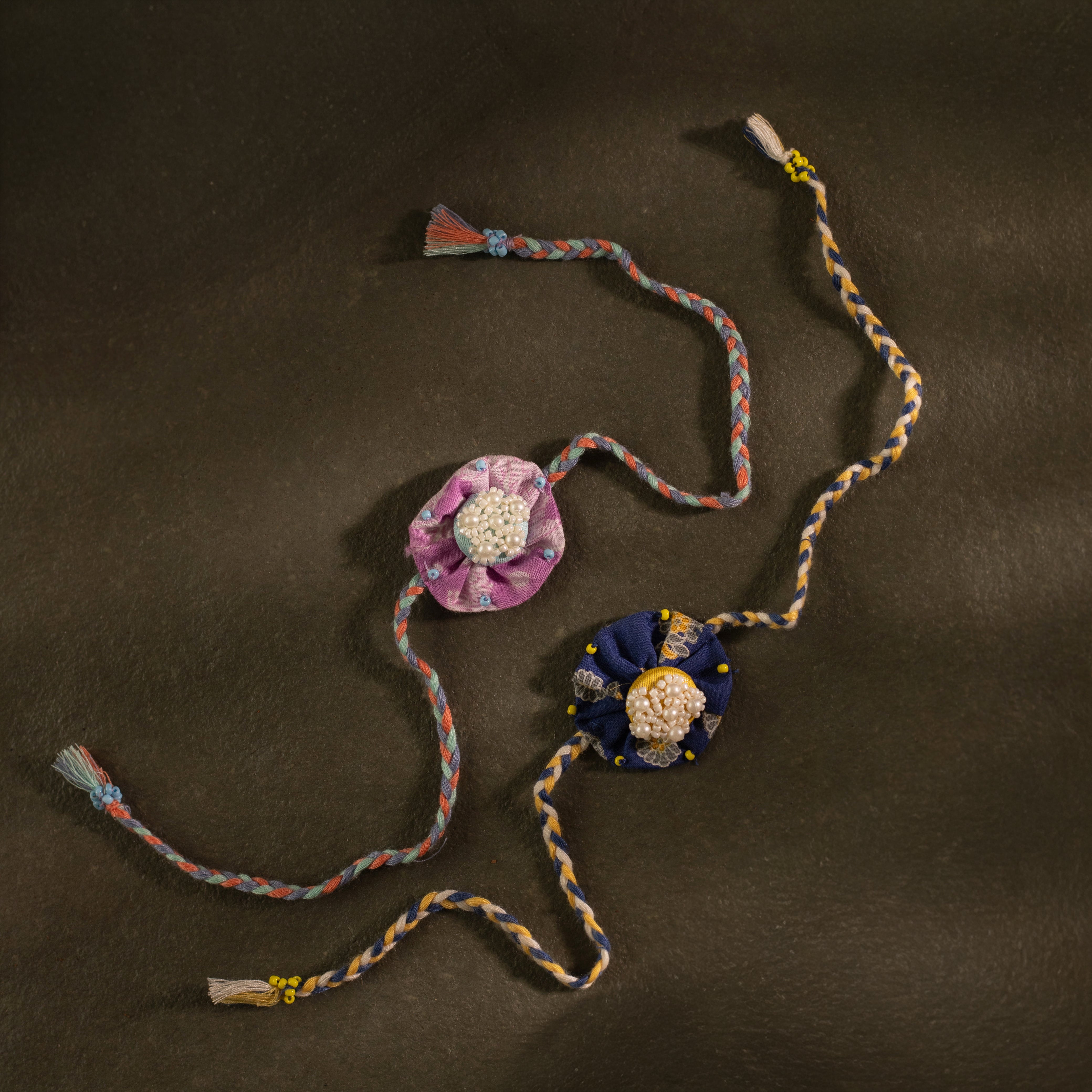 Circular Beads Rakhi (Set of 2)