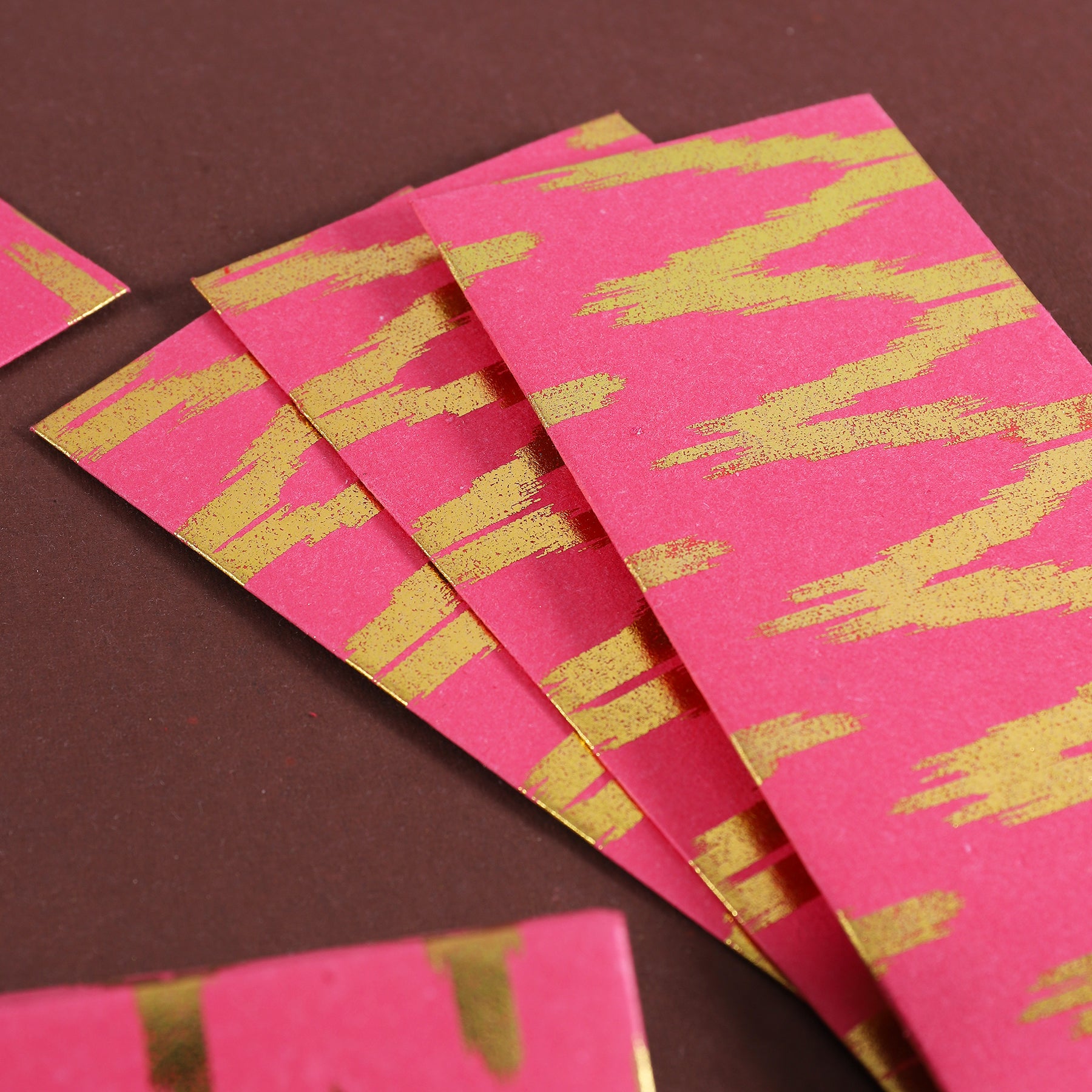 Ikat Pink Money Envelope (Set of 10)