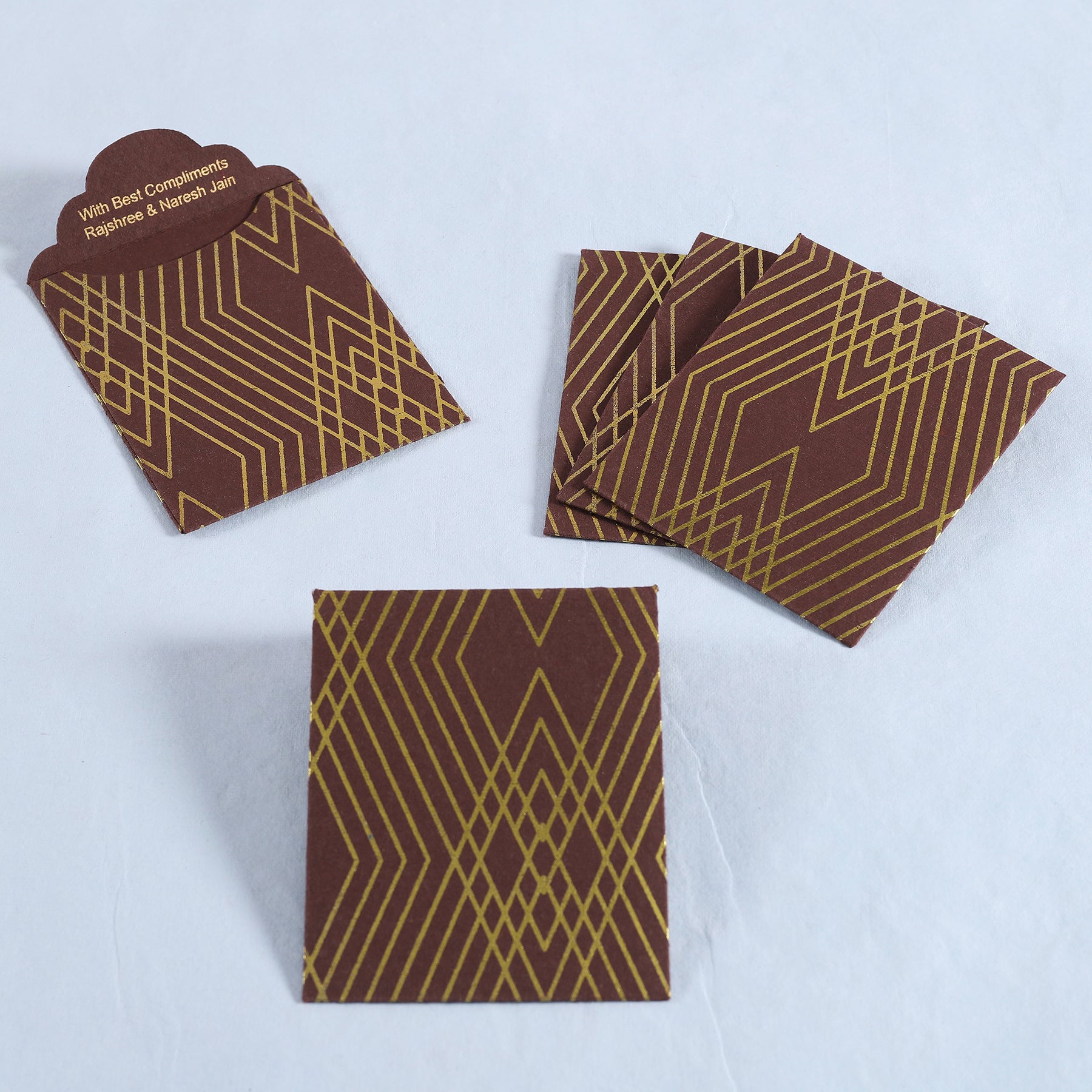 Lines Pocket Money Envelope (Set of 10)