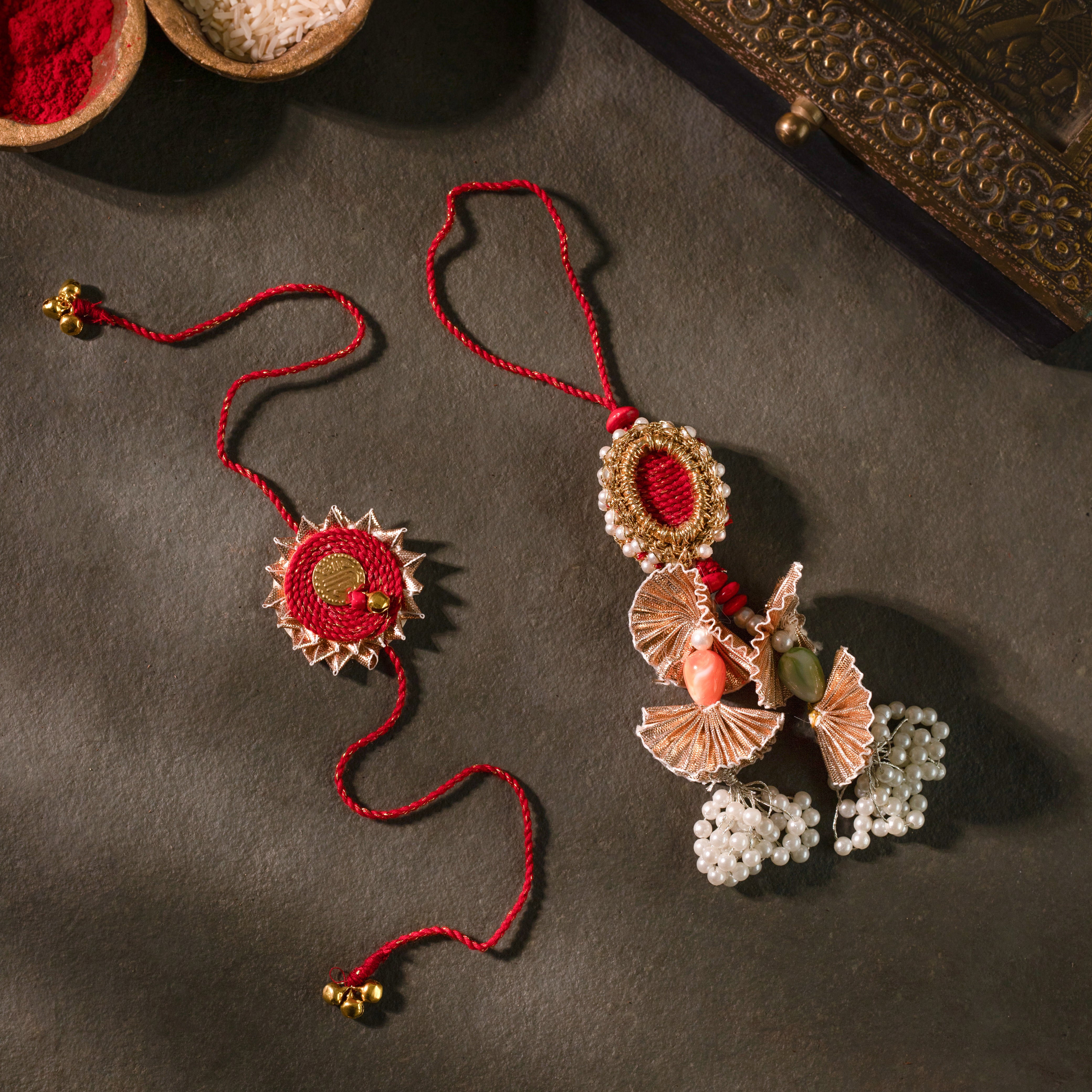 Swarn Moti Rakhi and Lumba
