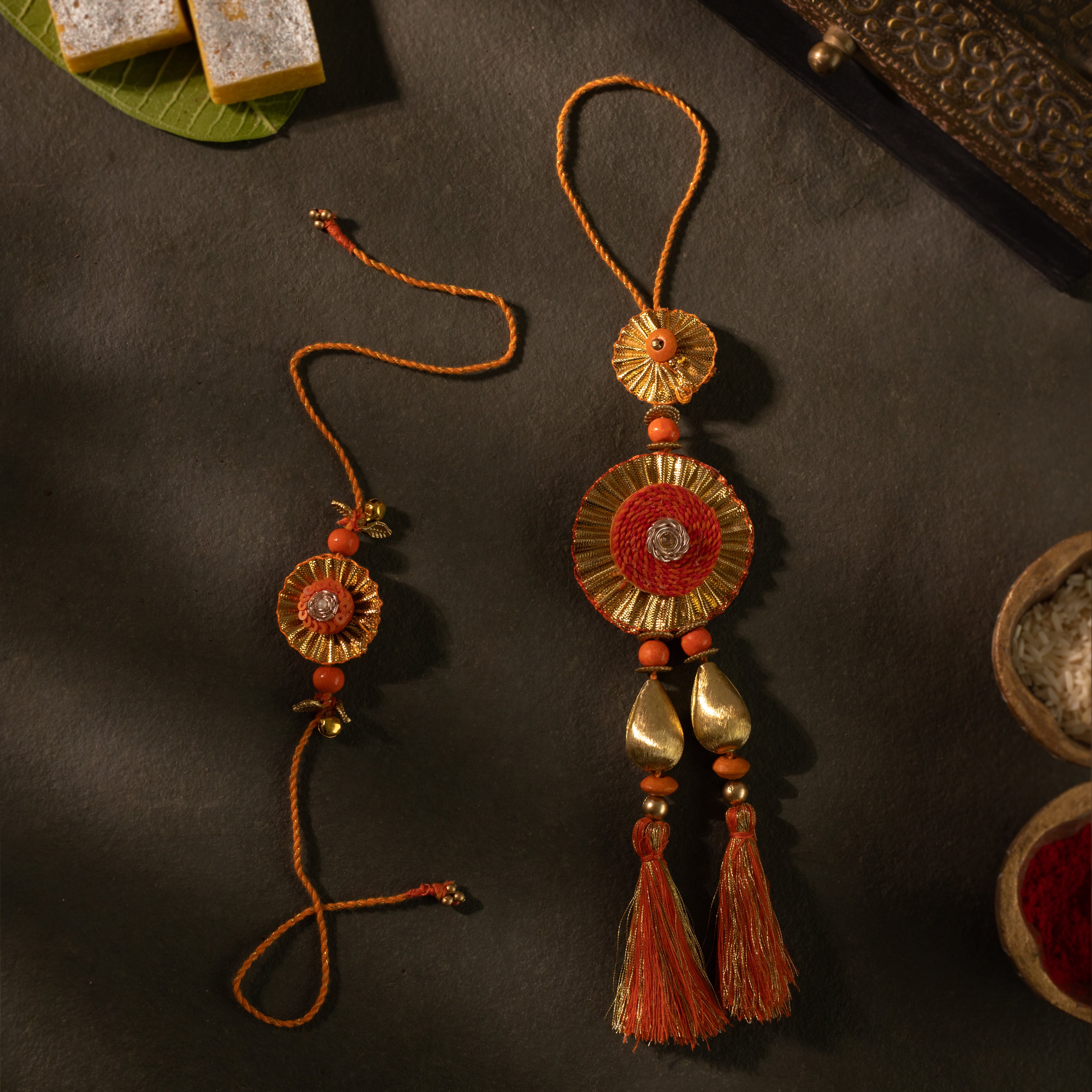 Kesariya Gota Rakhi and Lumba