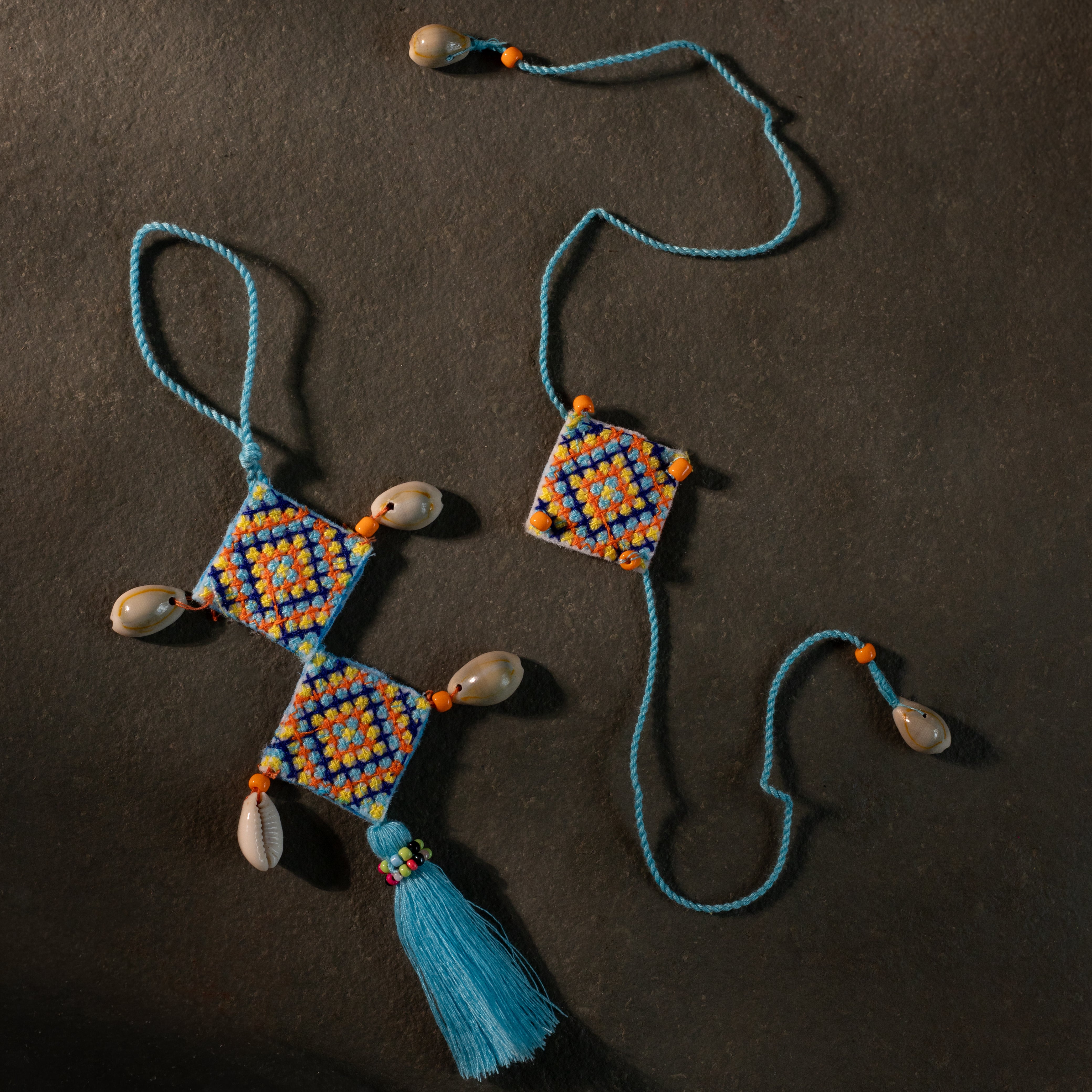 Cross Knot Rakhi & Lumba