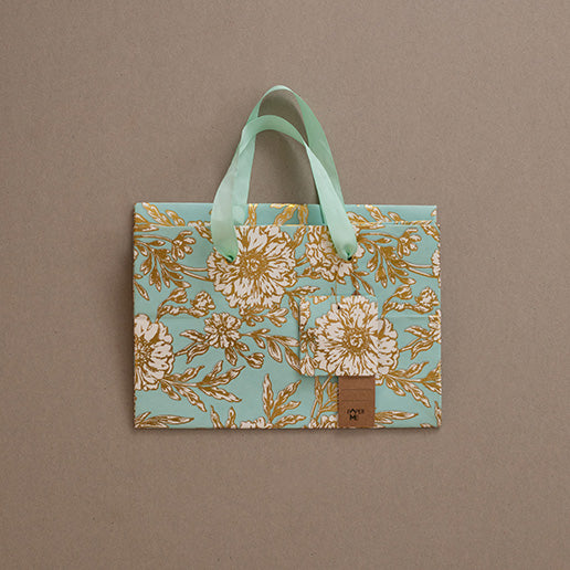 Botanical Small Broad Base Gift Bag (Set of 2)
