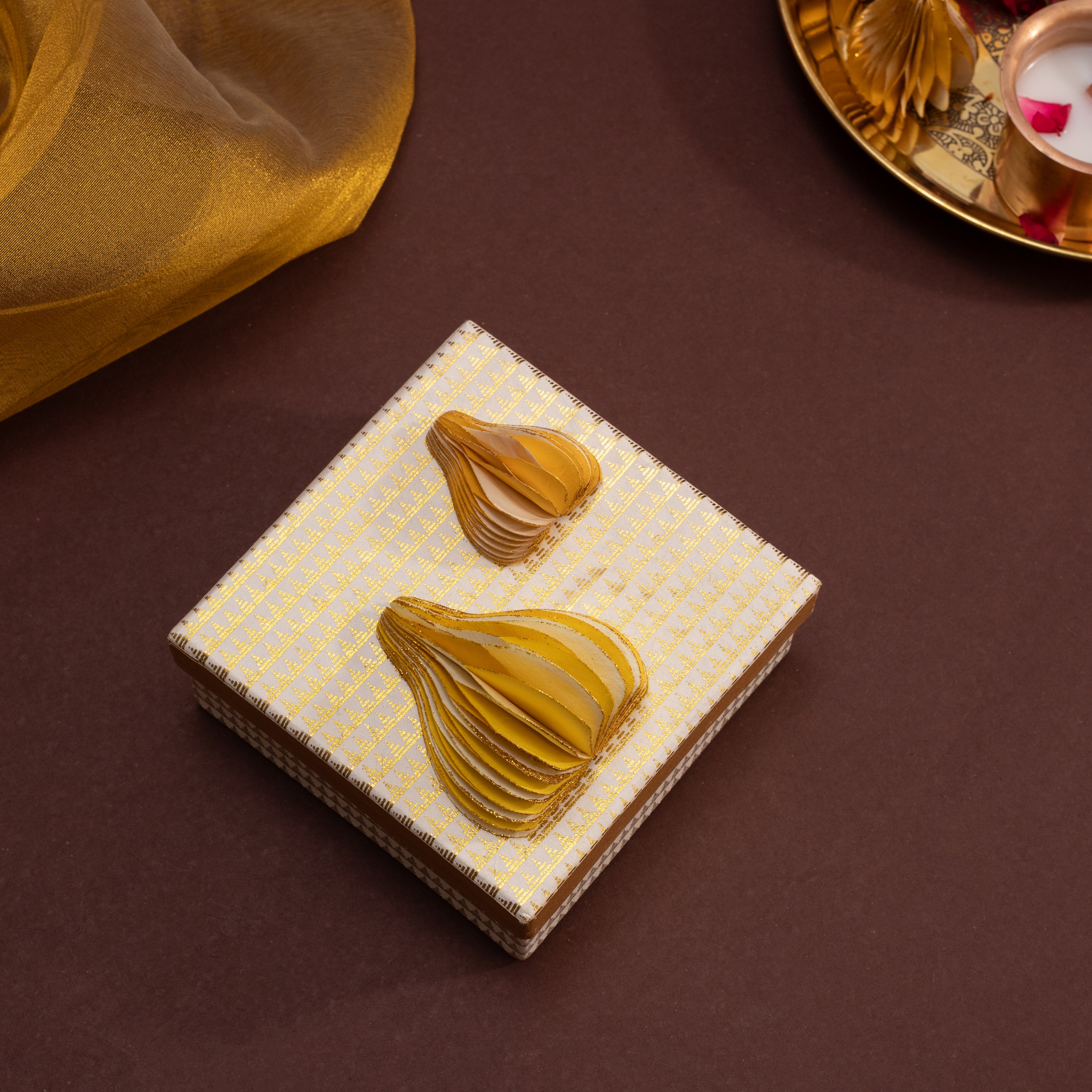 Honeycomb Modak Square Box