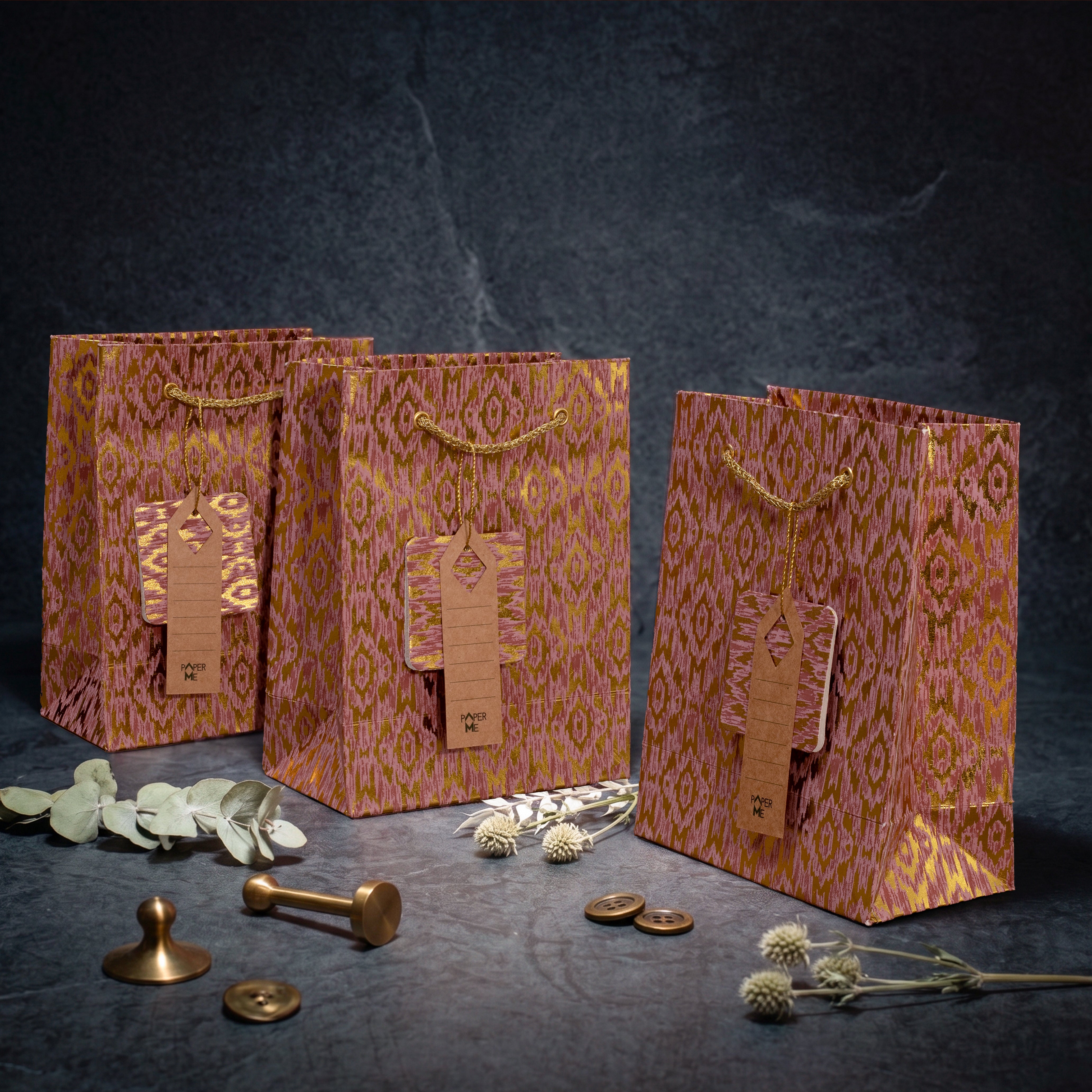 Akriti Small Gift Bag ( Set of 3 )