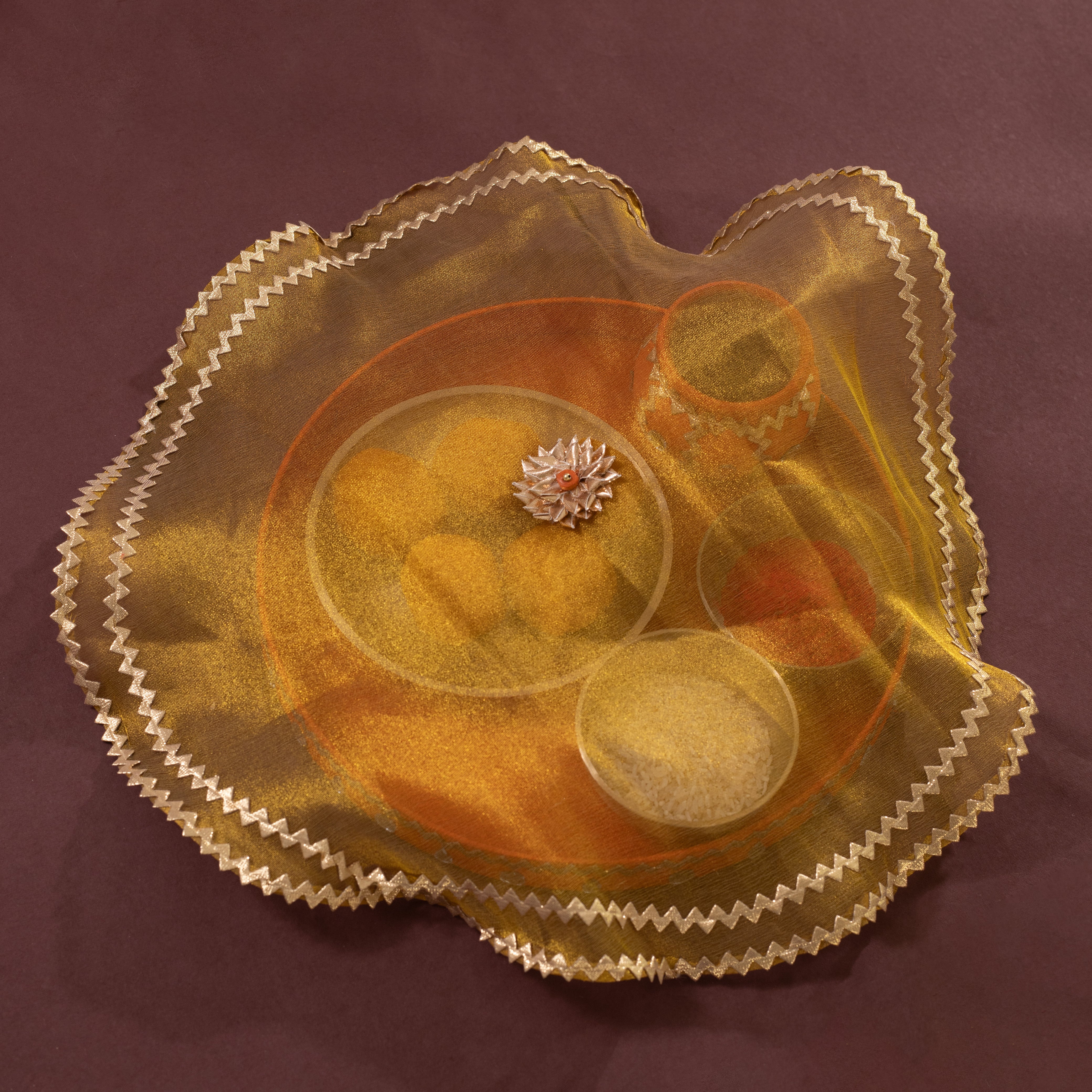 Kesari Karwachauth Thali Set