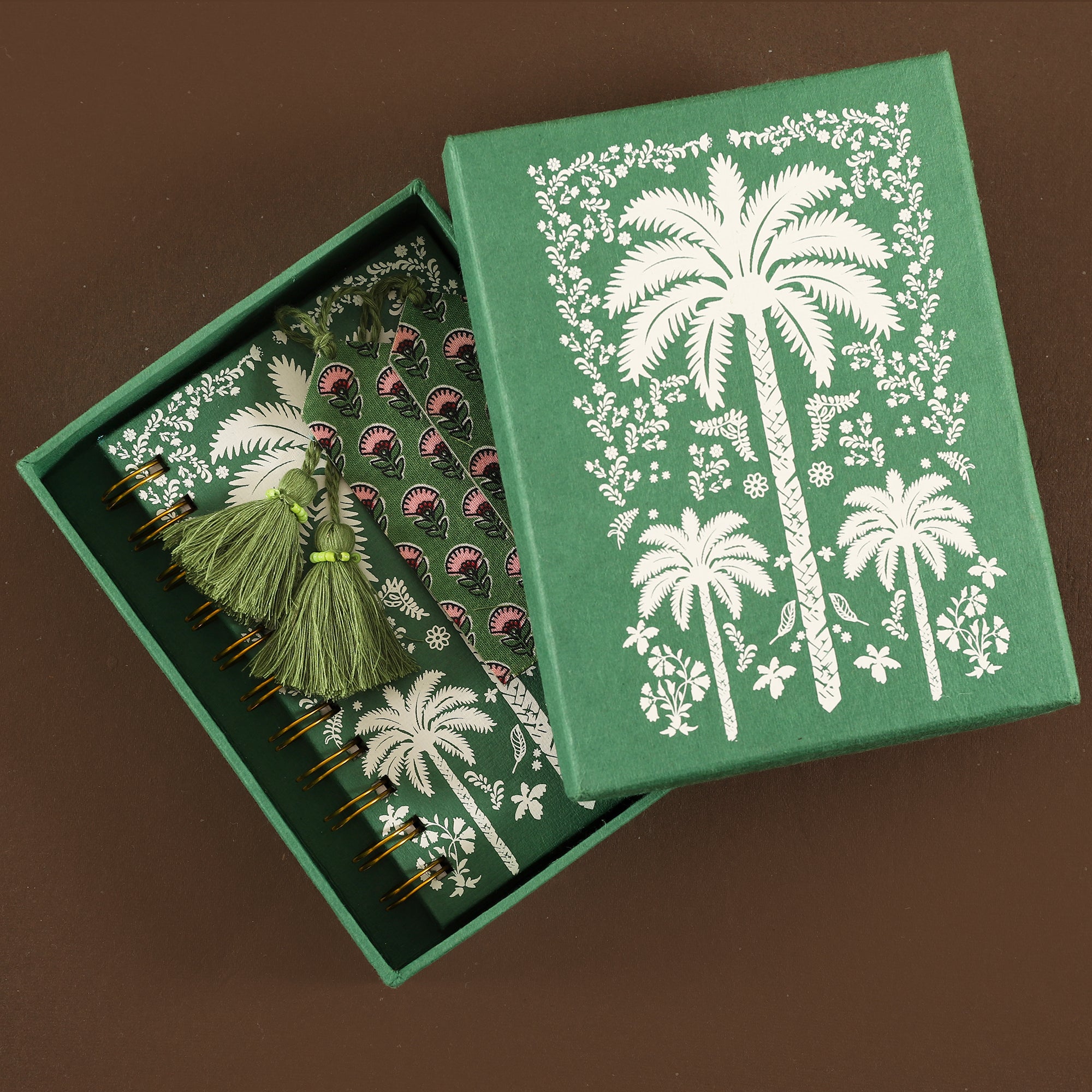 Tropical Deskmate Christmas Gift Set (Notebook, Coasters & Bookmark)