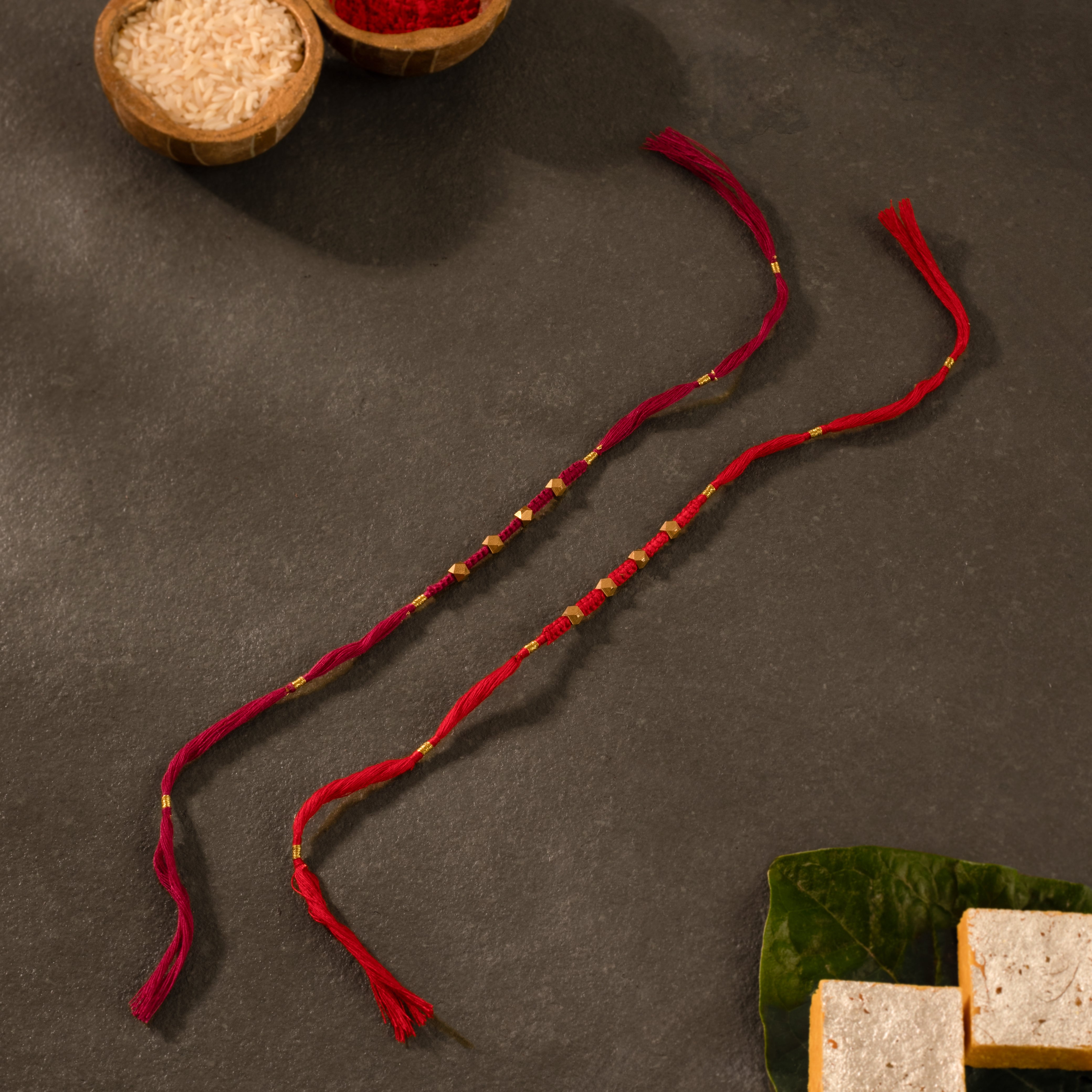 Macrame Bead Rakhi ( Set Of 2 )