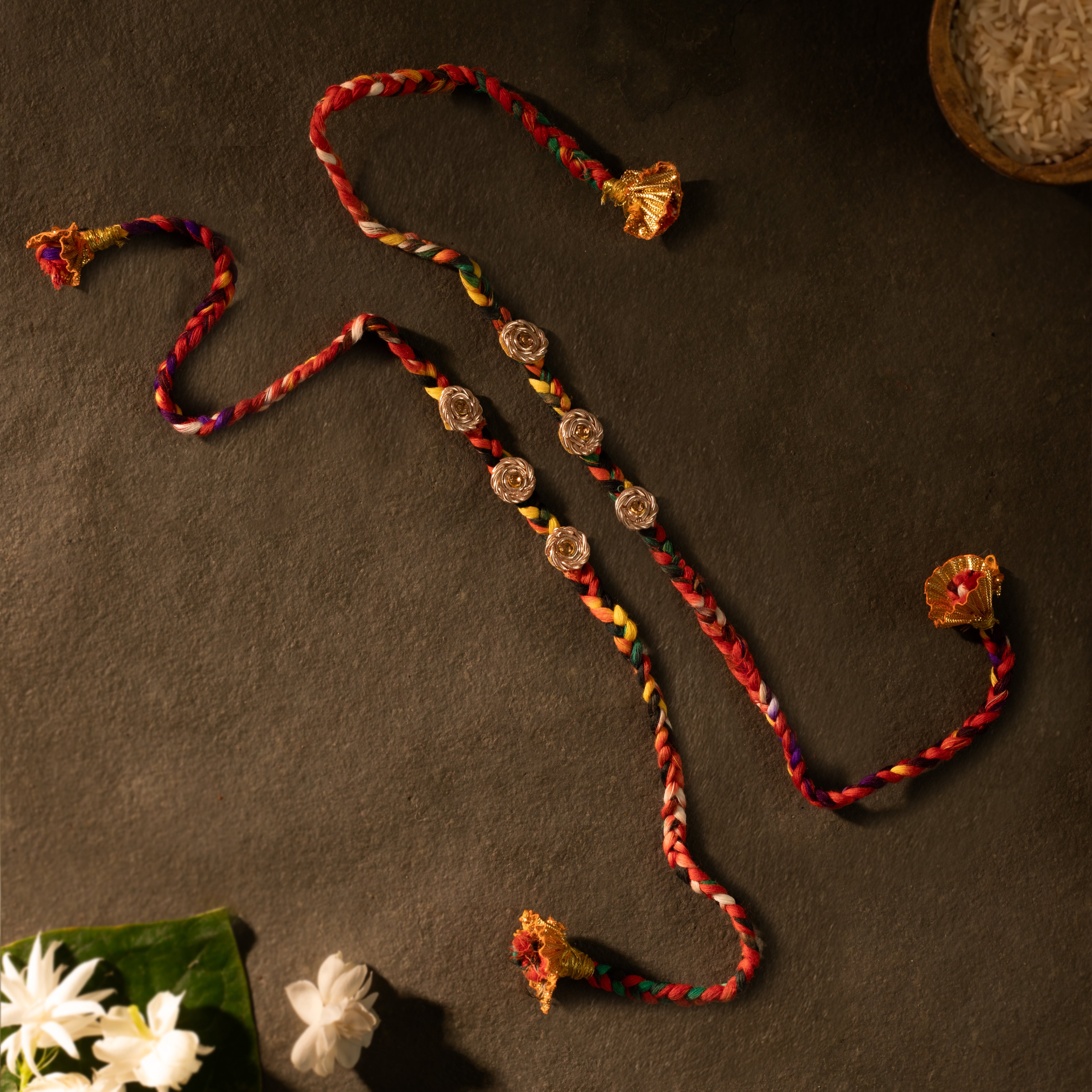 Panchranga Moli Rakhi (Set of 2)