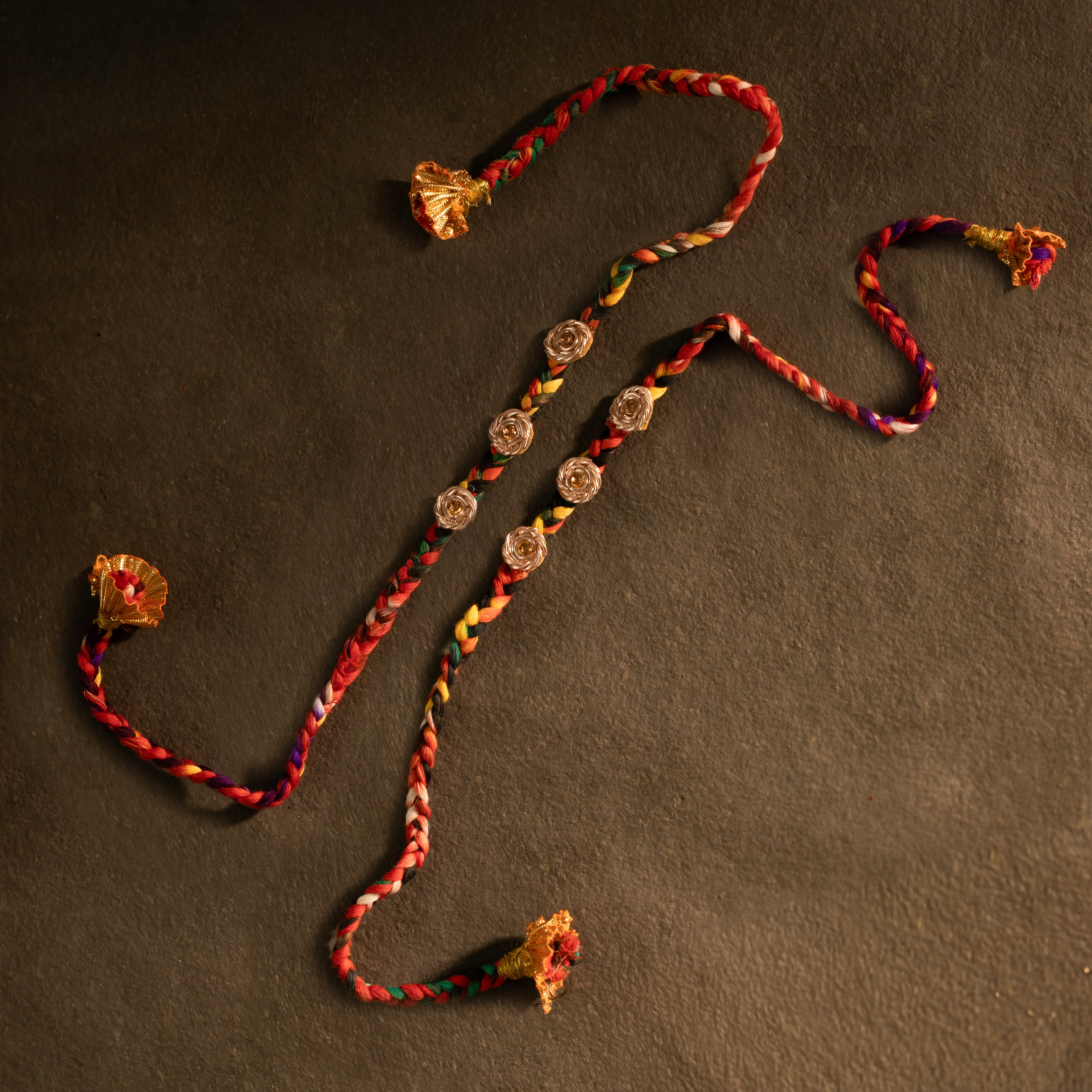 Panchranga Moli Rakhi (Set of 2)