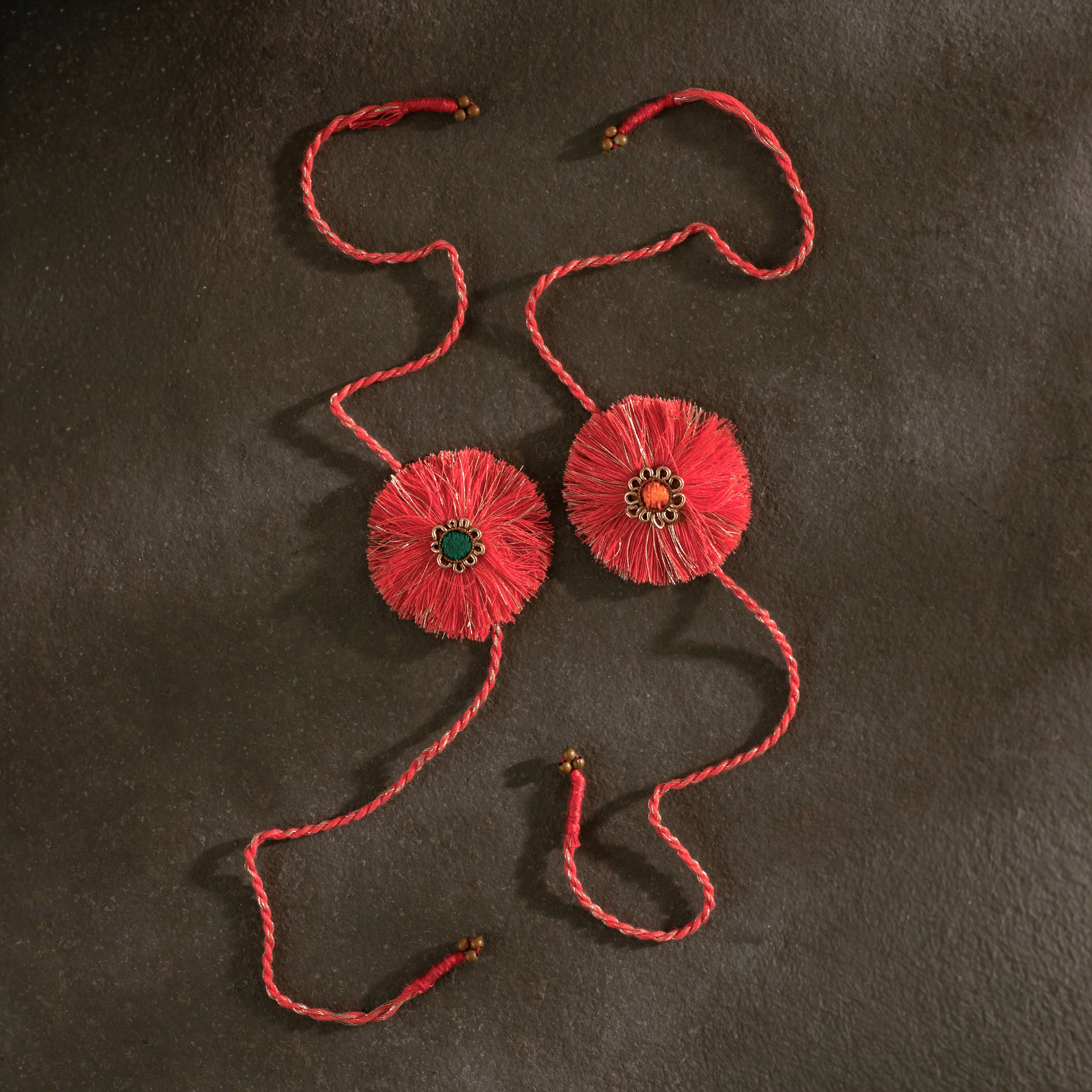 Sunehri Rakhi (Set of 2)