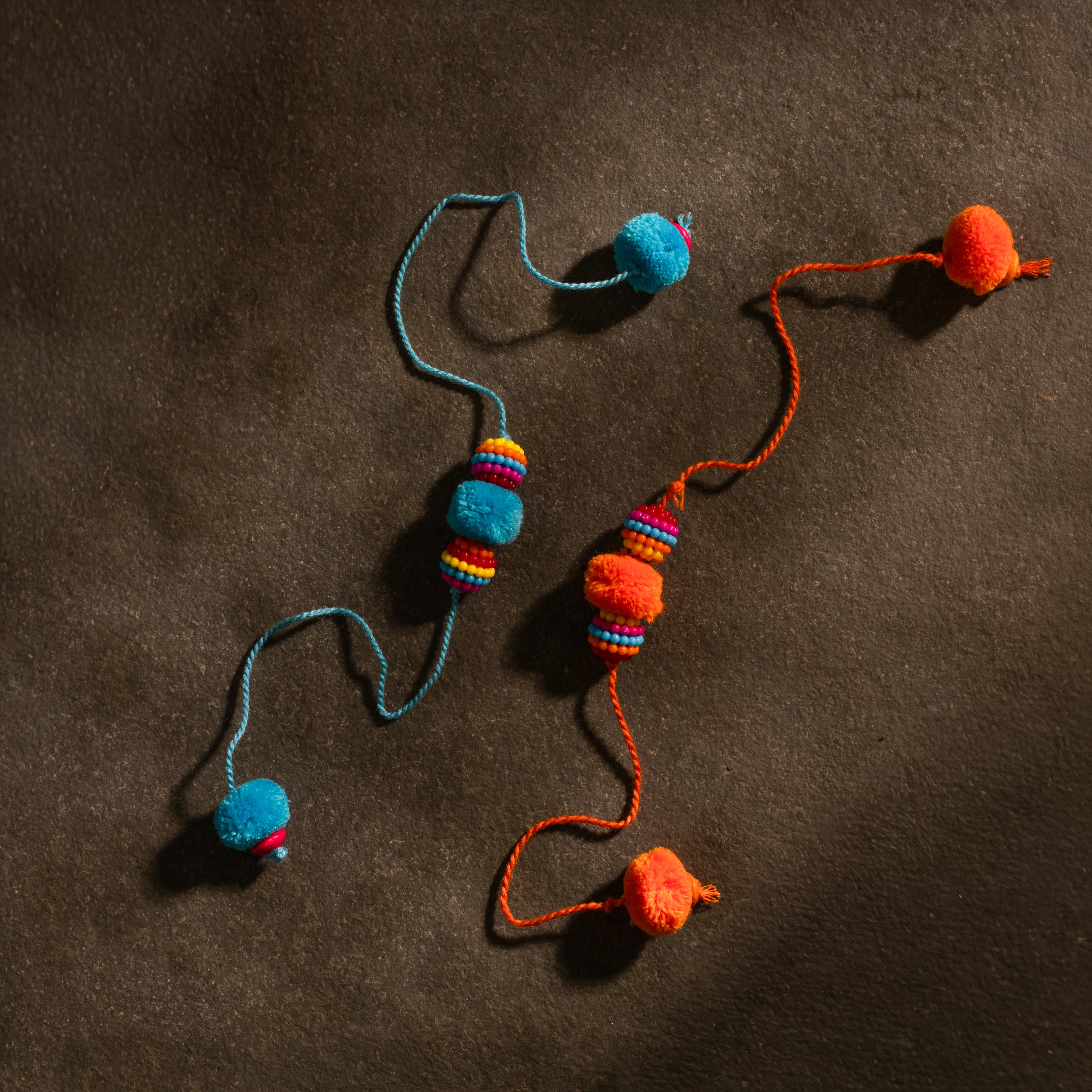 Pompom Bead Rakhi (Set of 2)