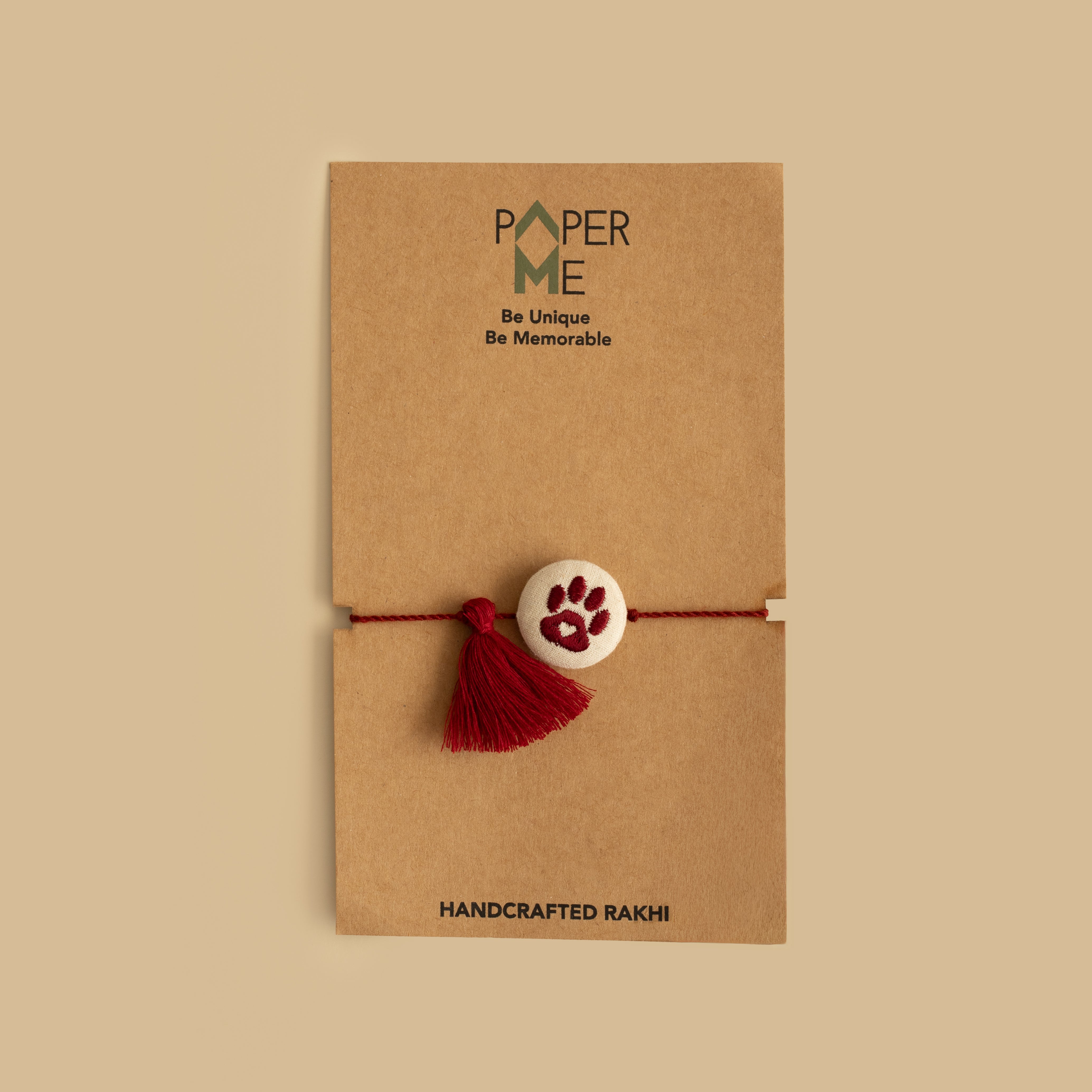Embroidered Paw Rakhi